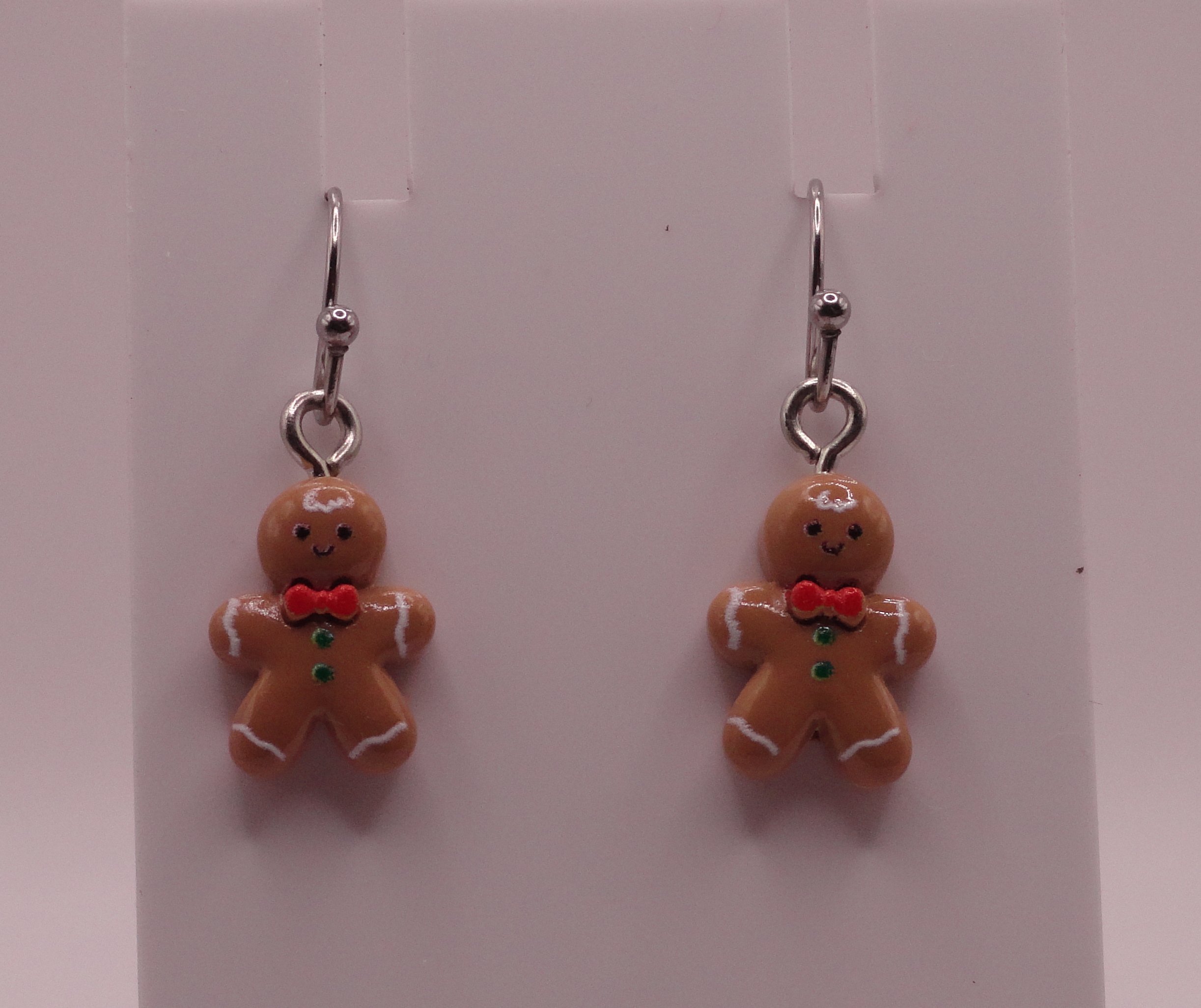 Small Gingerbread Man Earrings