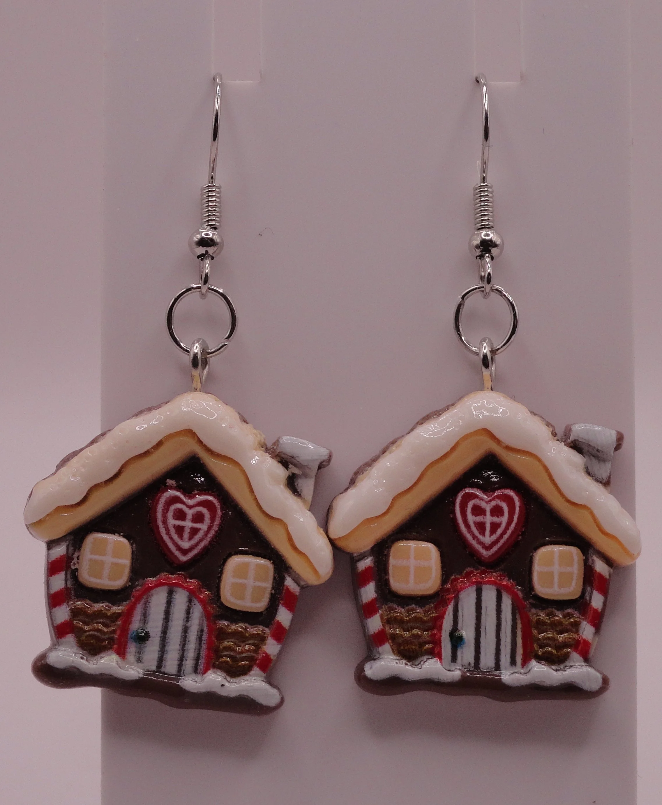 Gingerbread House Earrings