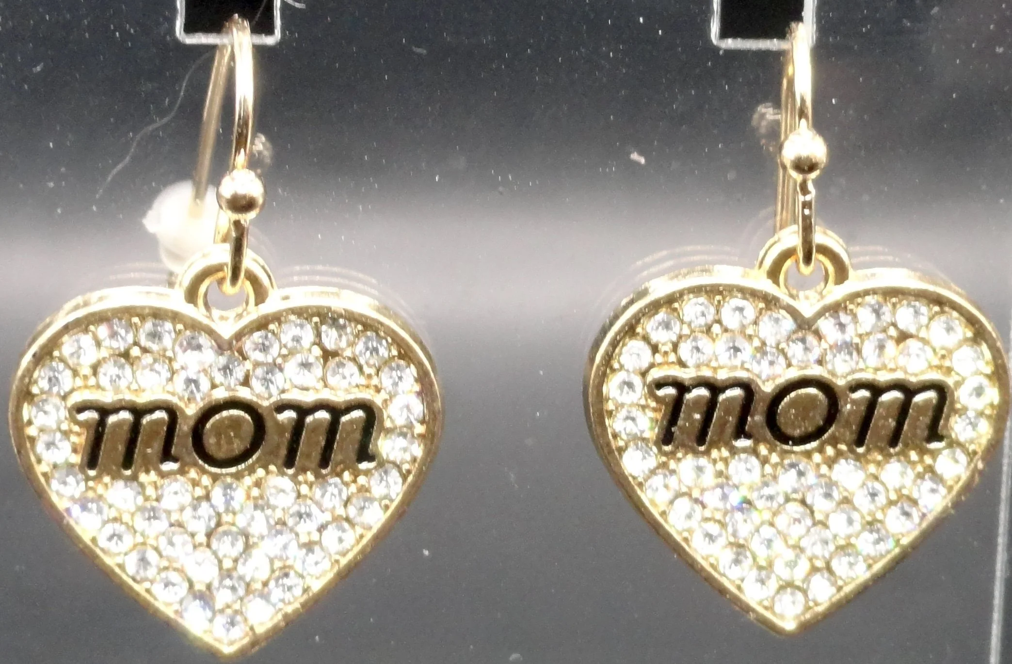 Mom Heart Earrings