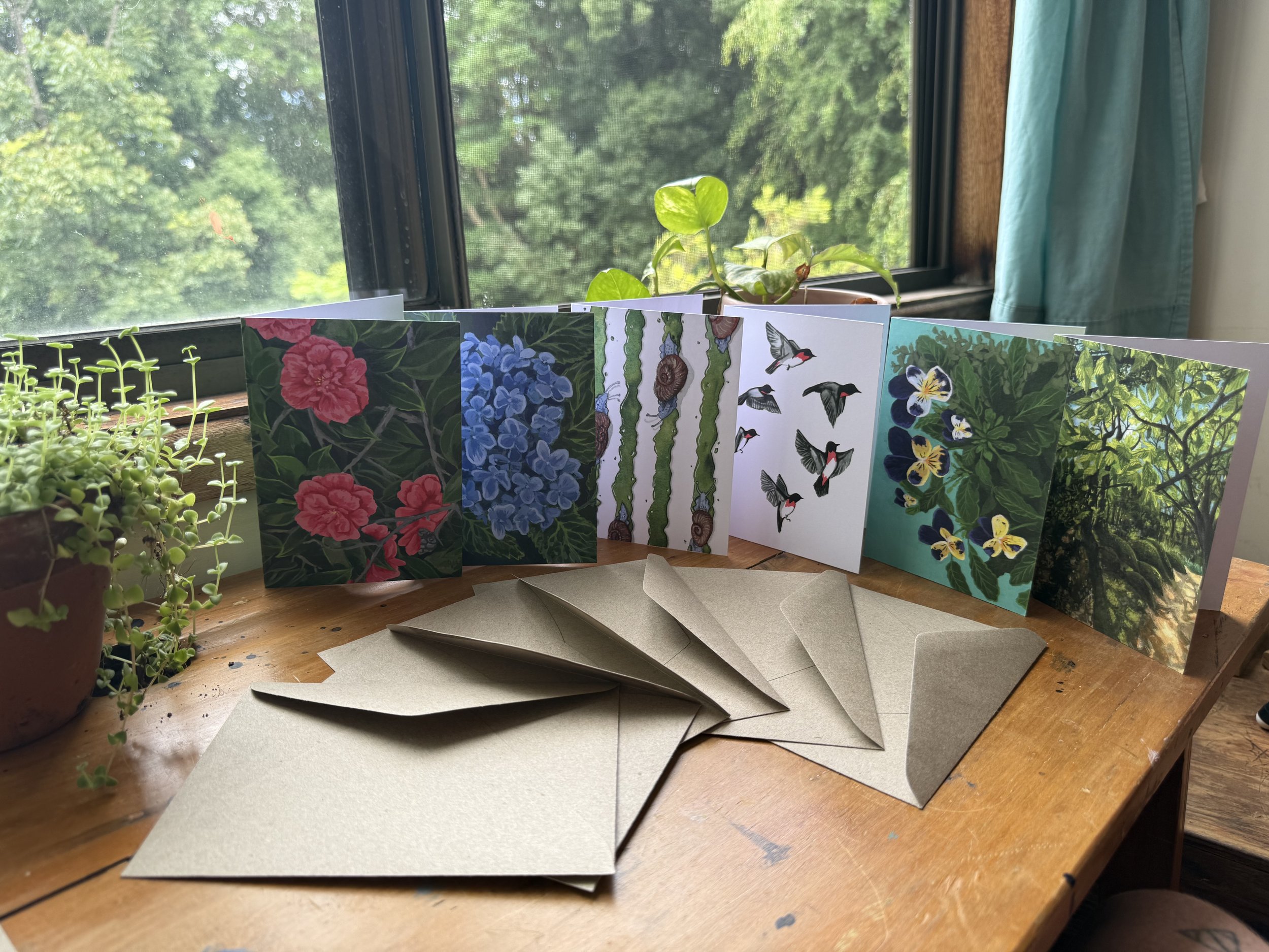Nature collection greeting cards