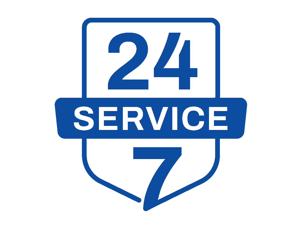 24 hr emergenecy service icon.