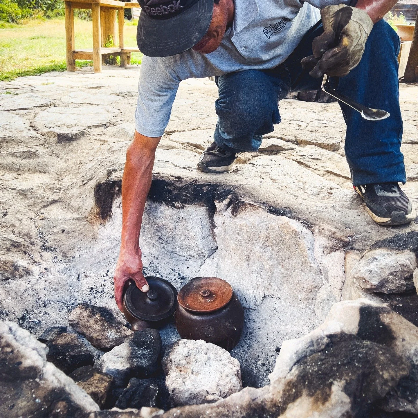 Slow food 🤔 How about pachamanca-cooked-underground-with-ultra-local-ingredients slow?
