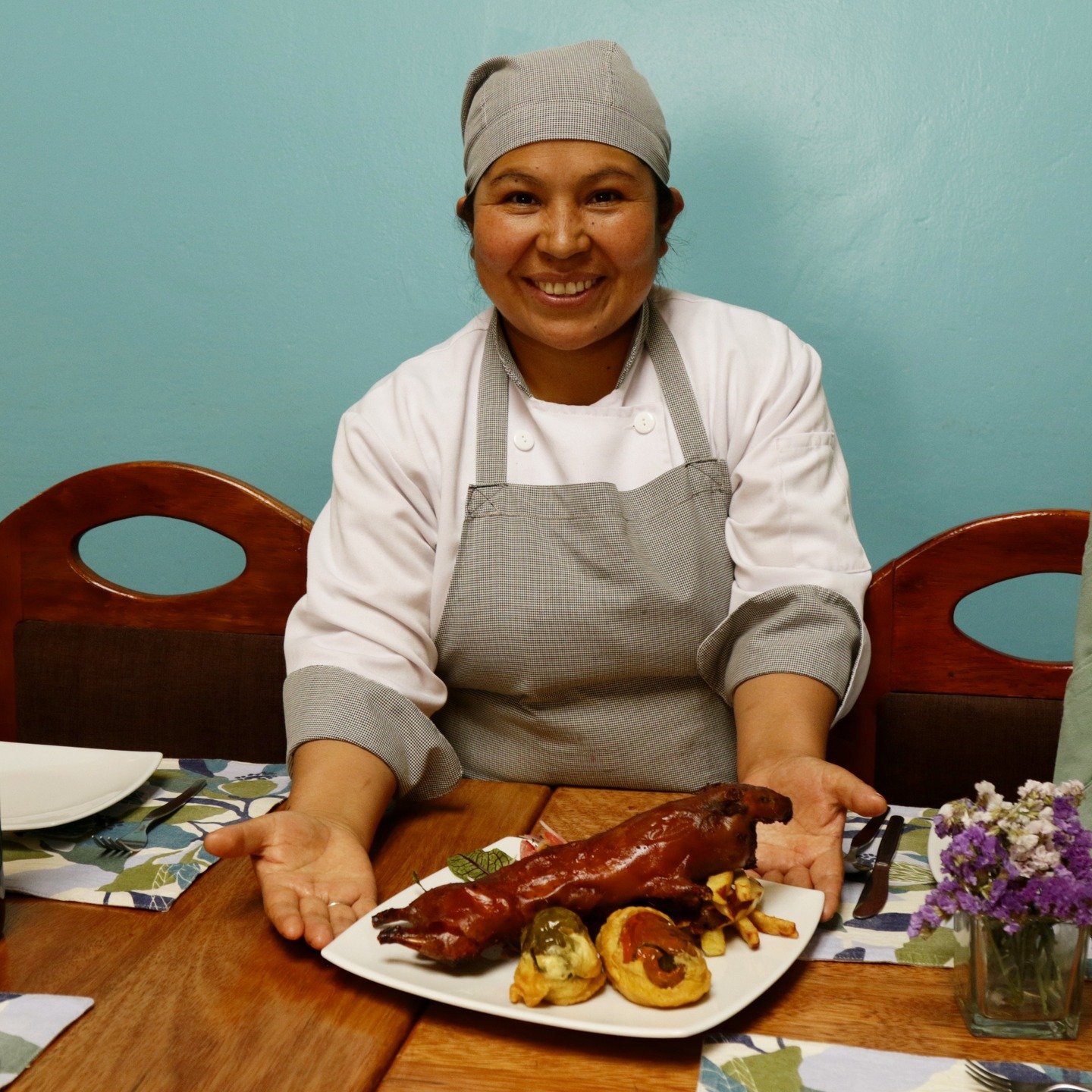 Meet Selia.

She's a legend of the Cusco food scene, and founder of Mama Seledonia.

And Selia is yet another gorgeous human you can hang with on our Peru tour.