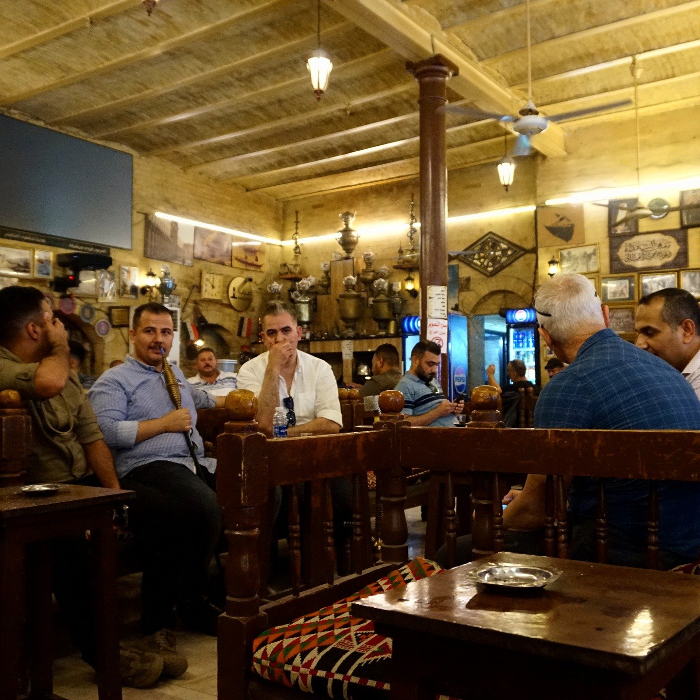 How cool would a food tour in Iraq be? 😍
1. Shabandar caf&eacute;, Baghdad
2. Baking kahi
3. Kahi and Geymar - pastry, date syrup, and buffalo curd. Breakfast of champions
4. Can't have an Iraqi breakfast without sweet black tea
5. Marsh Breakfast -