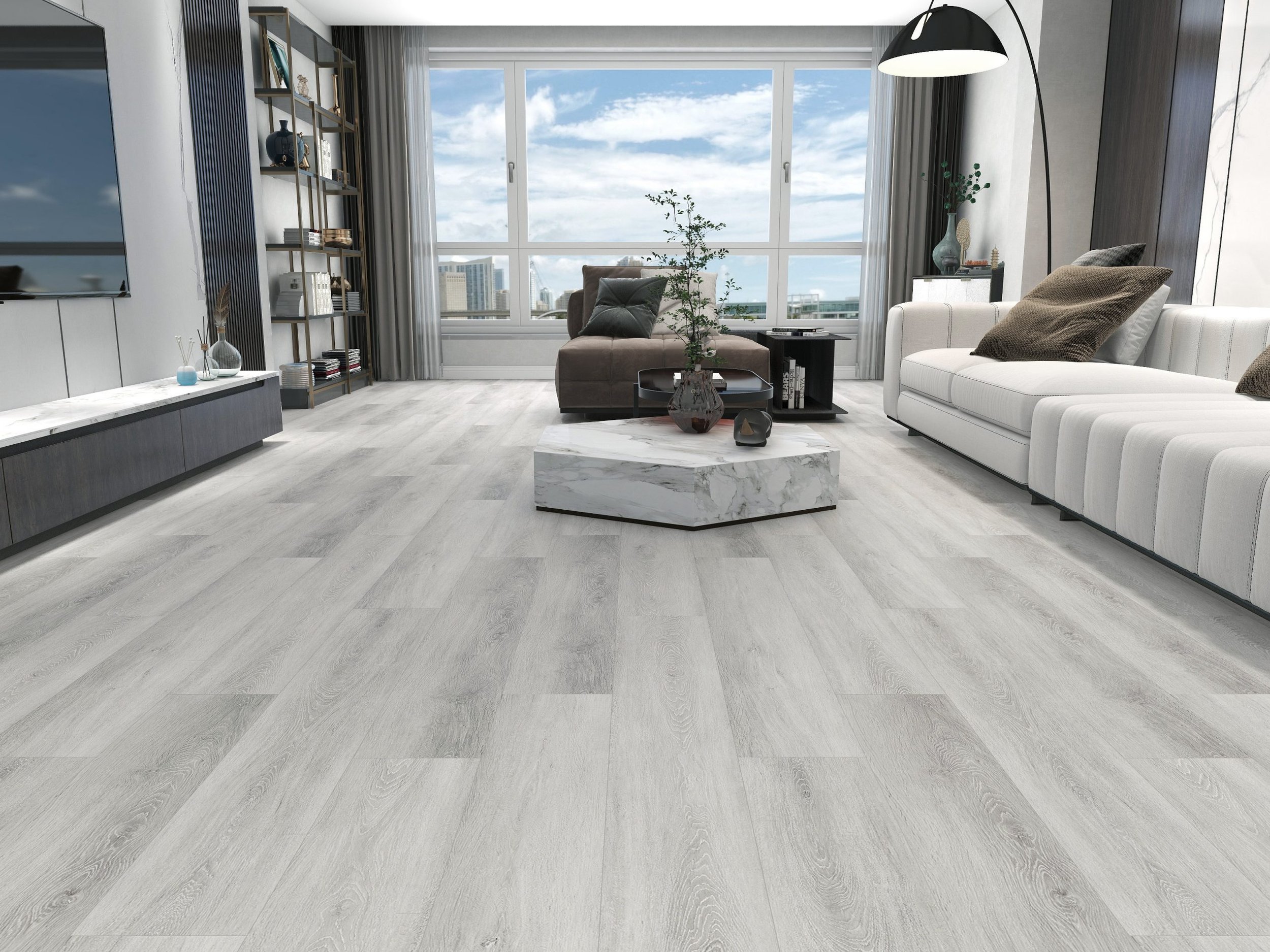 Rustic Grey Vinyl Flooring