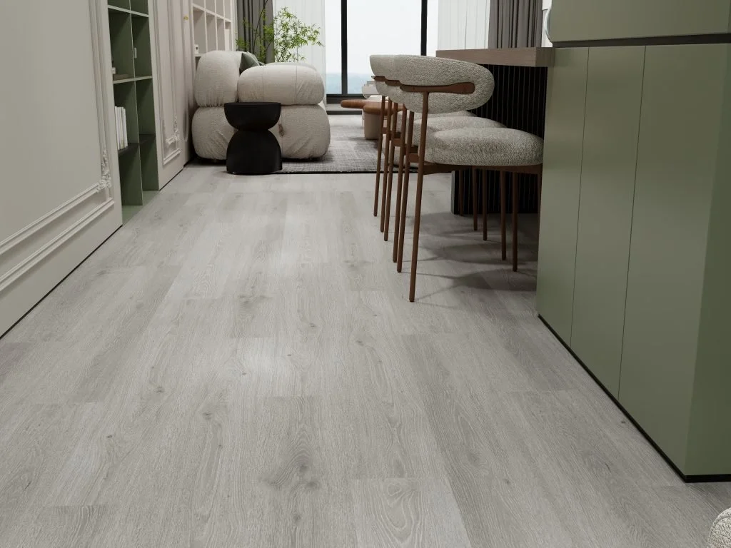 Grey Hickory Loose-Lay Vinyl Flooring