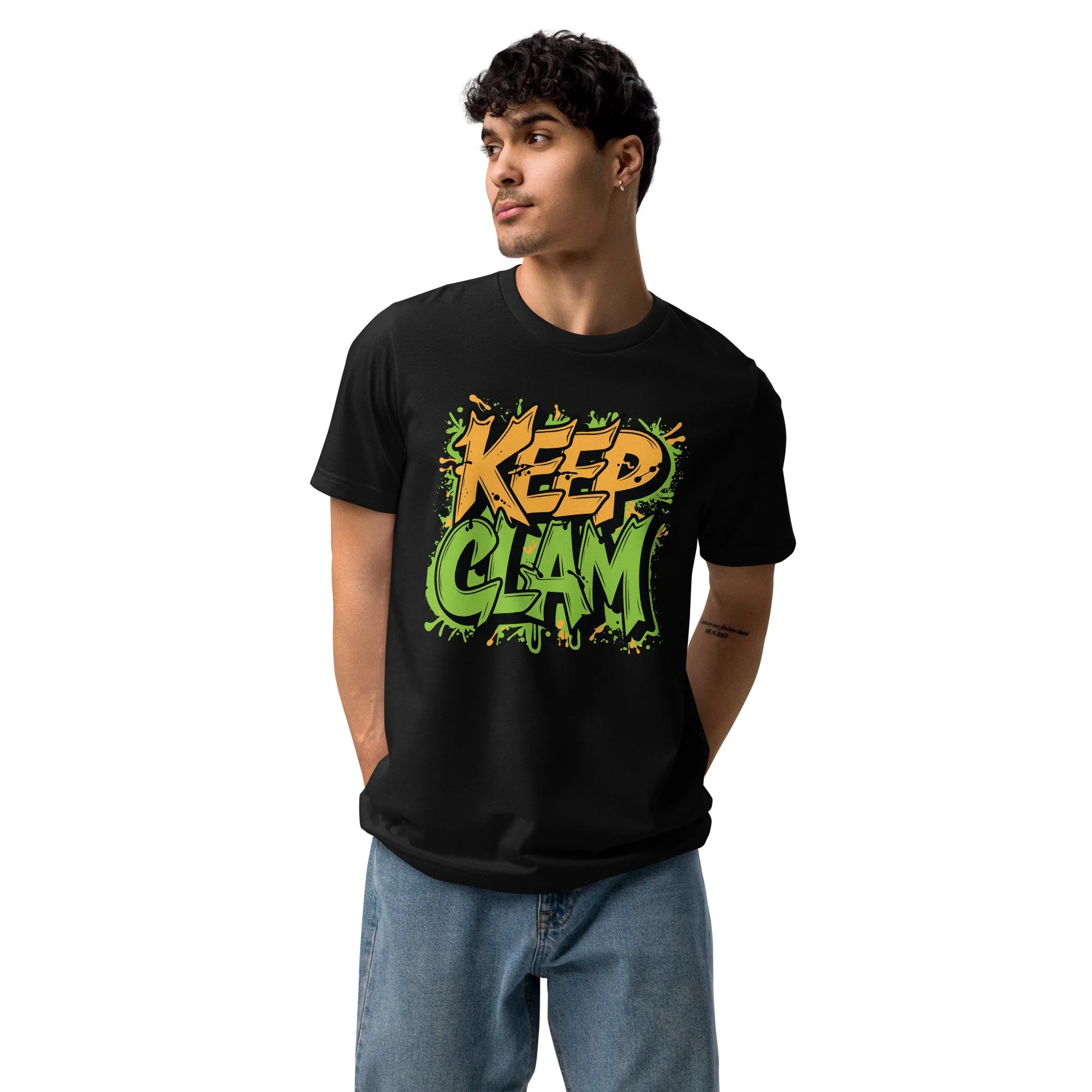 minimal keep calm streetwear tee