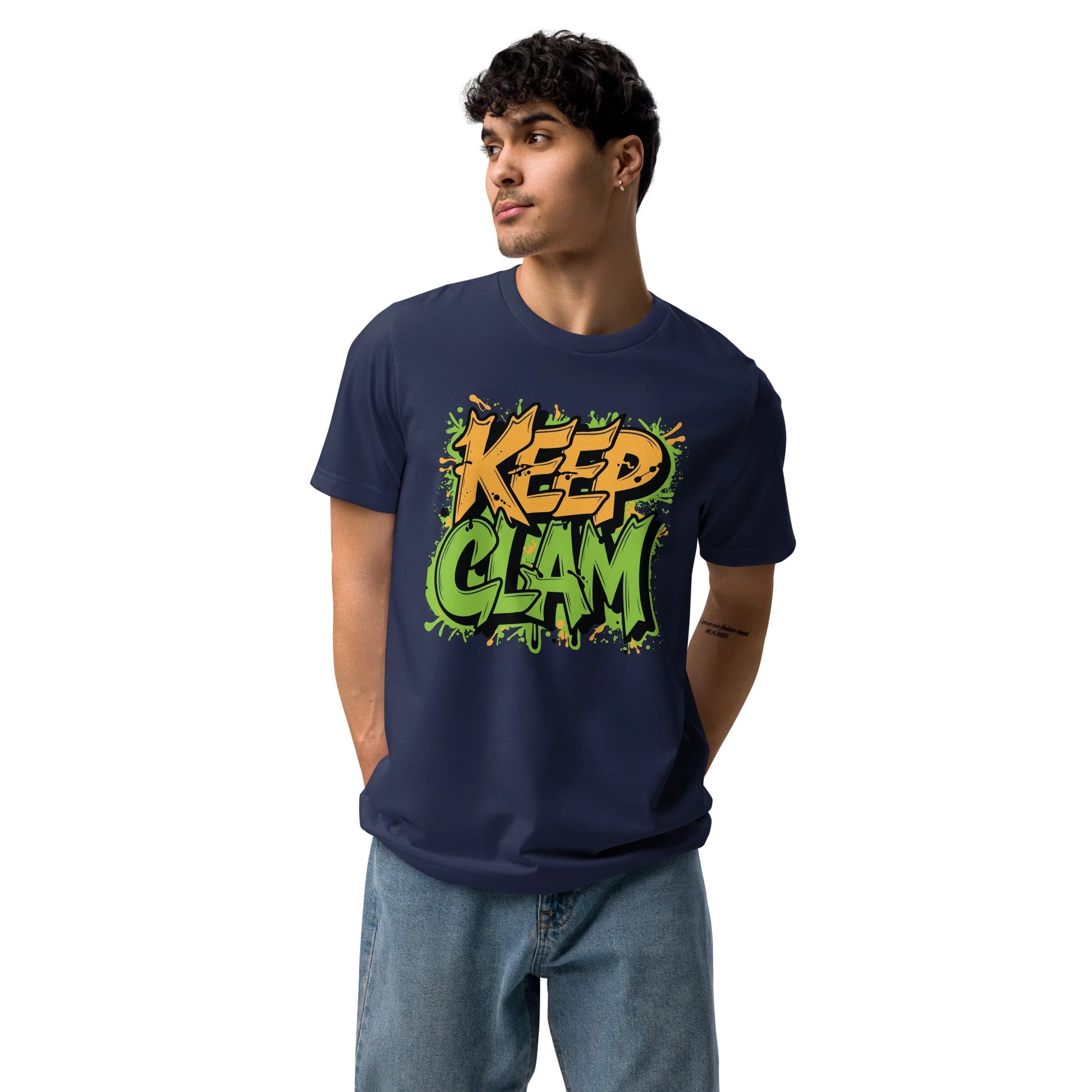 minimal keep calm streetwear tee