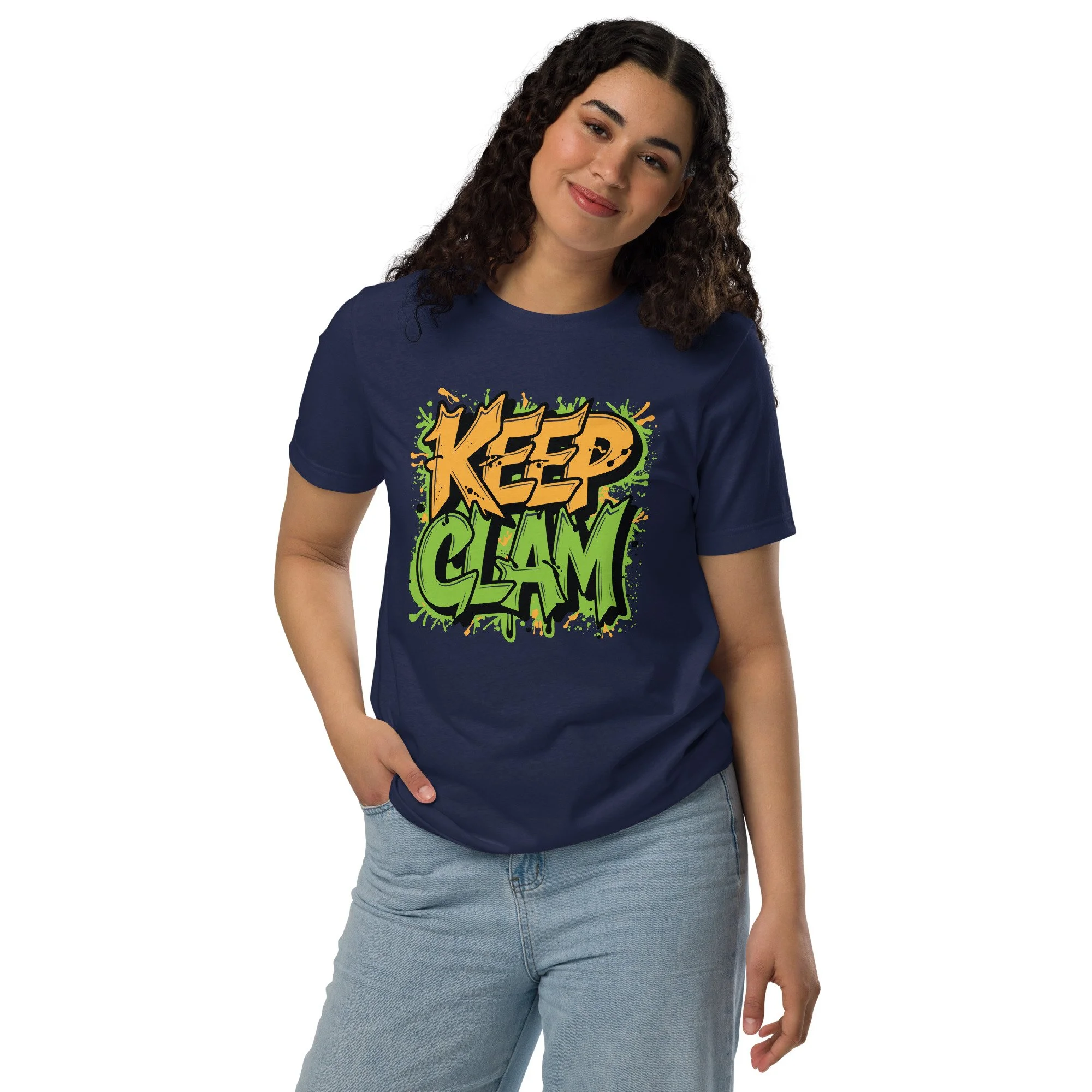 minimal keep calm streetwear tee