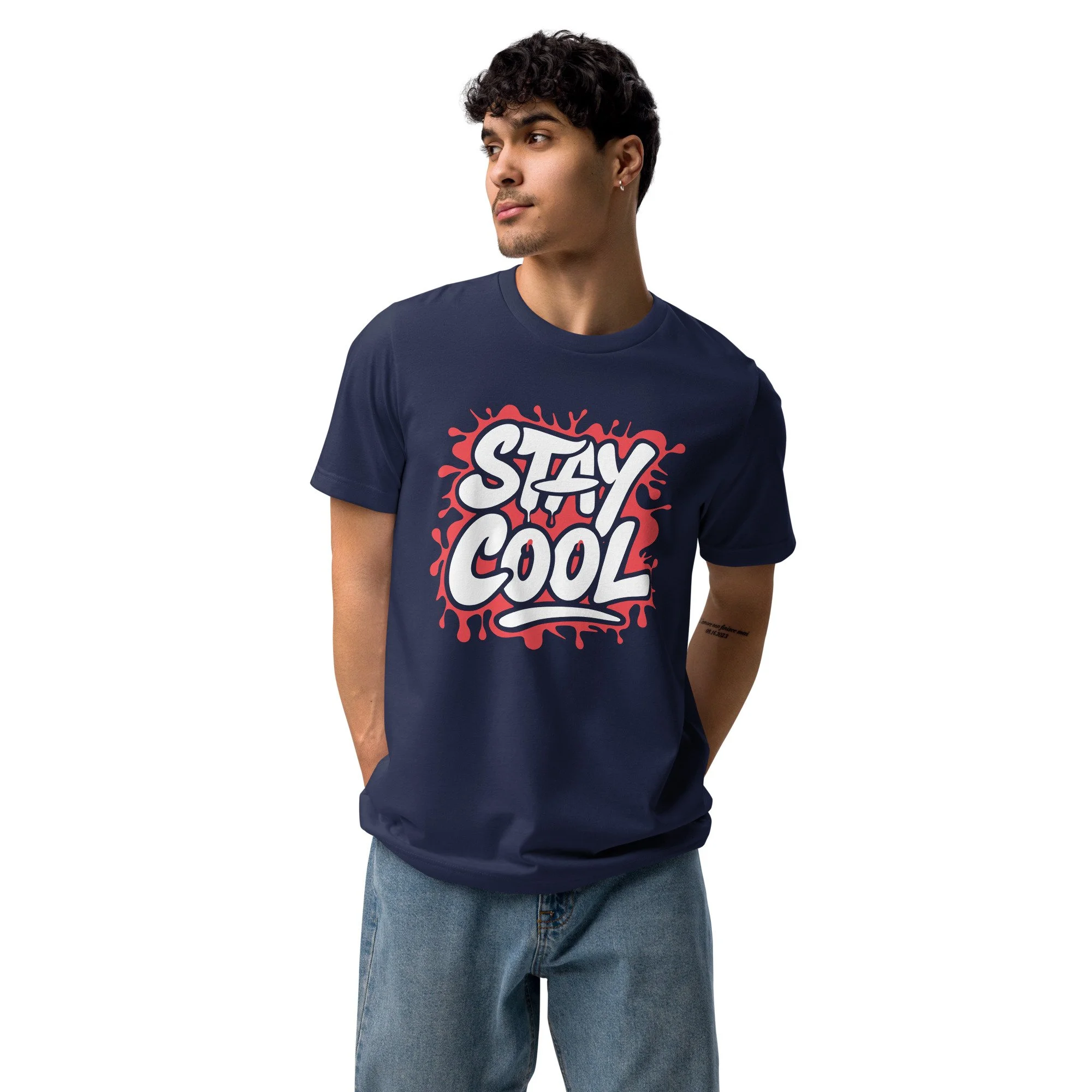 minimal stay cool streetwear tee