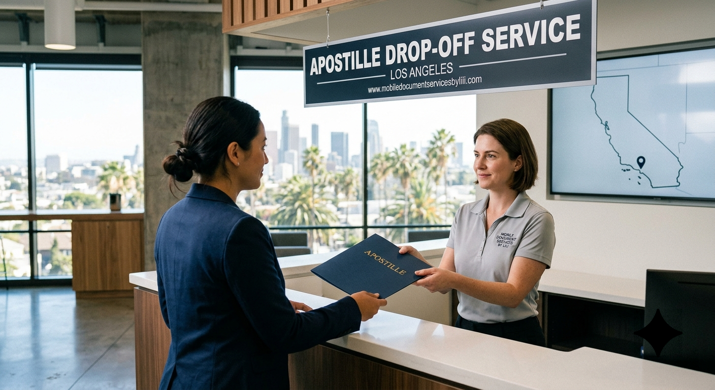 Apostille Drop-Off Service in LA: How It Works and When to Use It