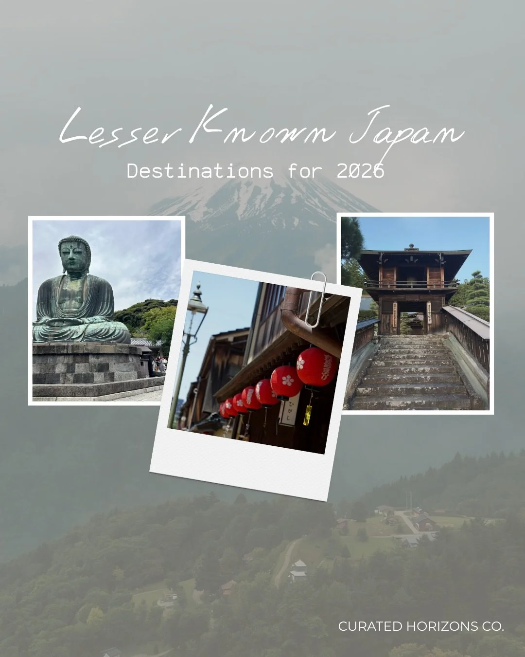 Beyond Tokyo and Kyoto lies a quieter, more intentional side of Japan &mdash; from the coastal calm of Kamakura, to the refined craftsmanship of Kanazawa, and the preserved mountain charm of Takayama.

These destinations invite slower travel, deeper 