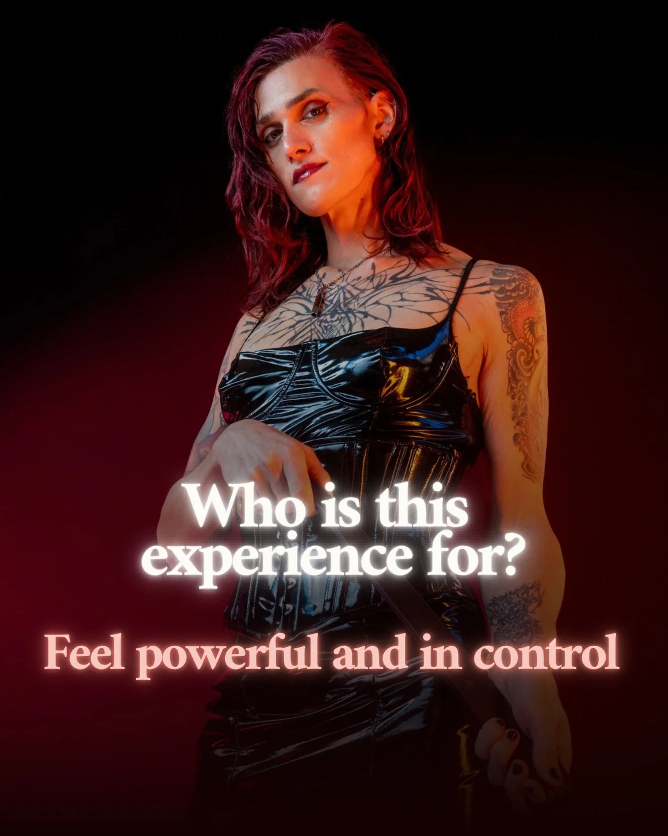 People who want to feel powerful and in control on camera. 

Individuals who want a photographer familiar with adult-industry consent and etiquette.

Clients who want sensual, iconic images without pressure to share them. 

Adult industry workers who