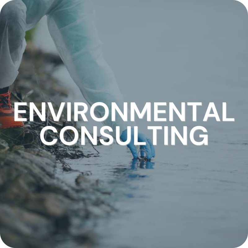 testing the water integrity at a riverside wearing PPE