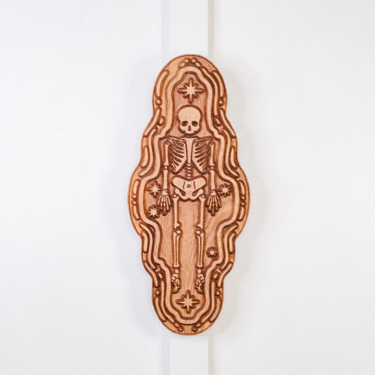 Rimu Skeleton Carving - Small