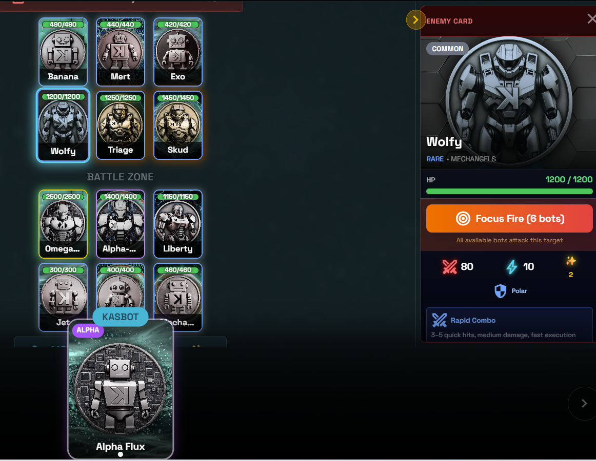 KASBOTS TCG Open BETA Testing