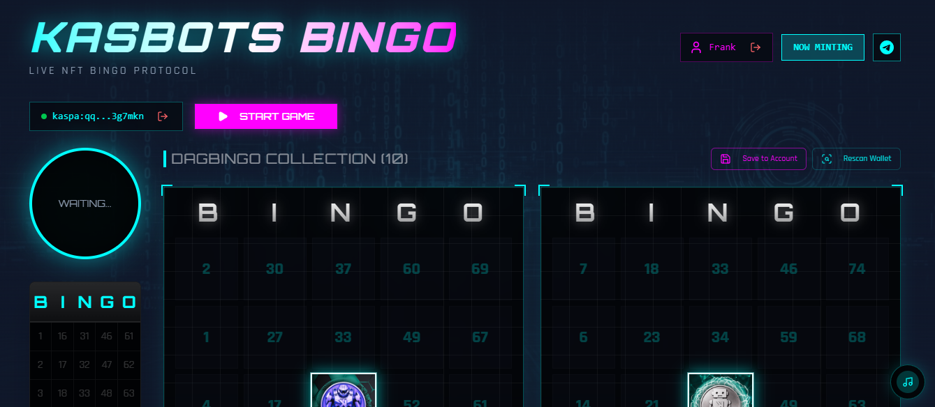 DAGBINGO (AKA DA-BINGO) Open BETA now LIVE!