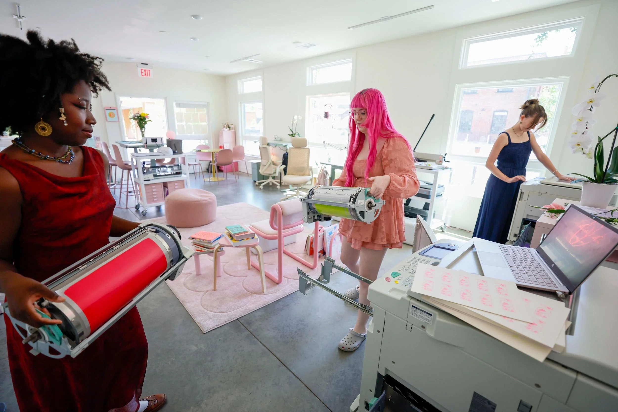 “Atlanta creatives turn to Risograph”