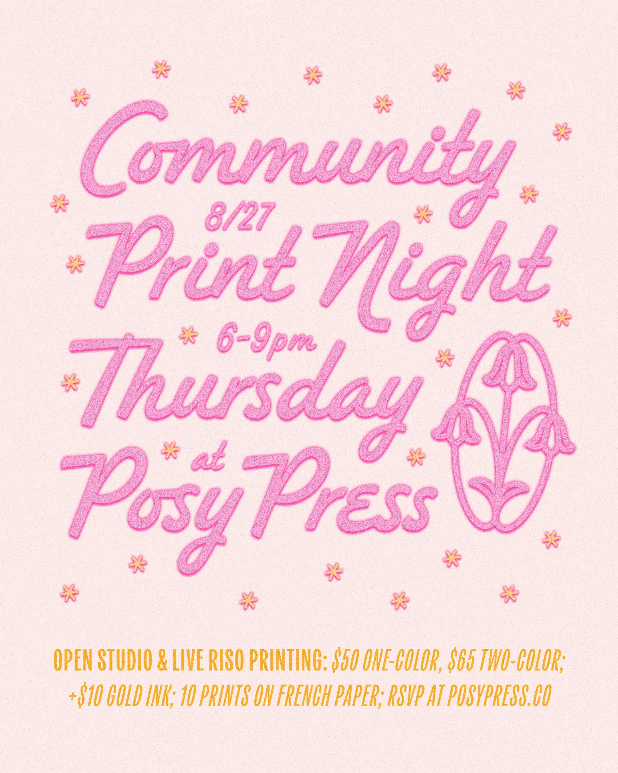 Community Print Night
