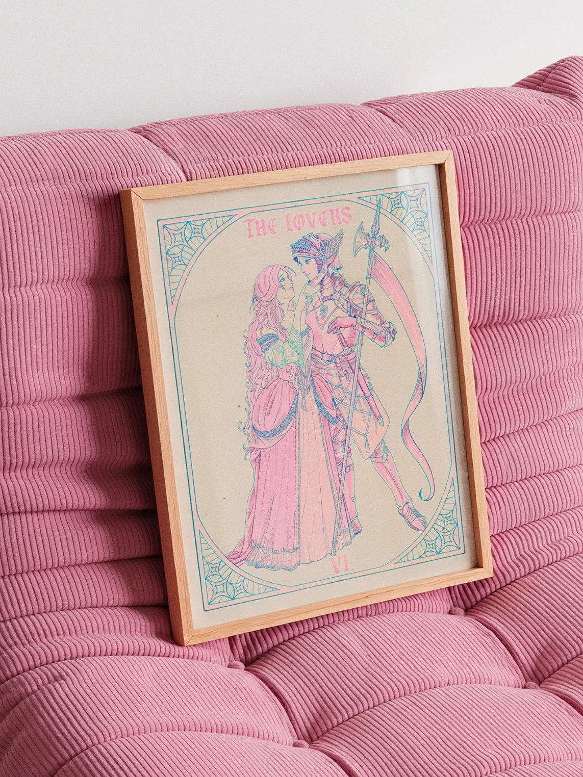 "The Lovers" Riso Print