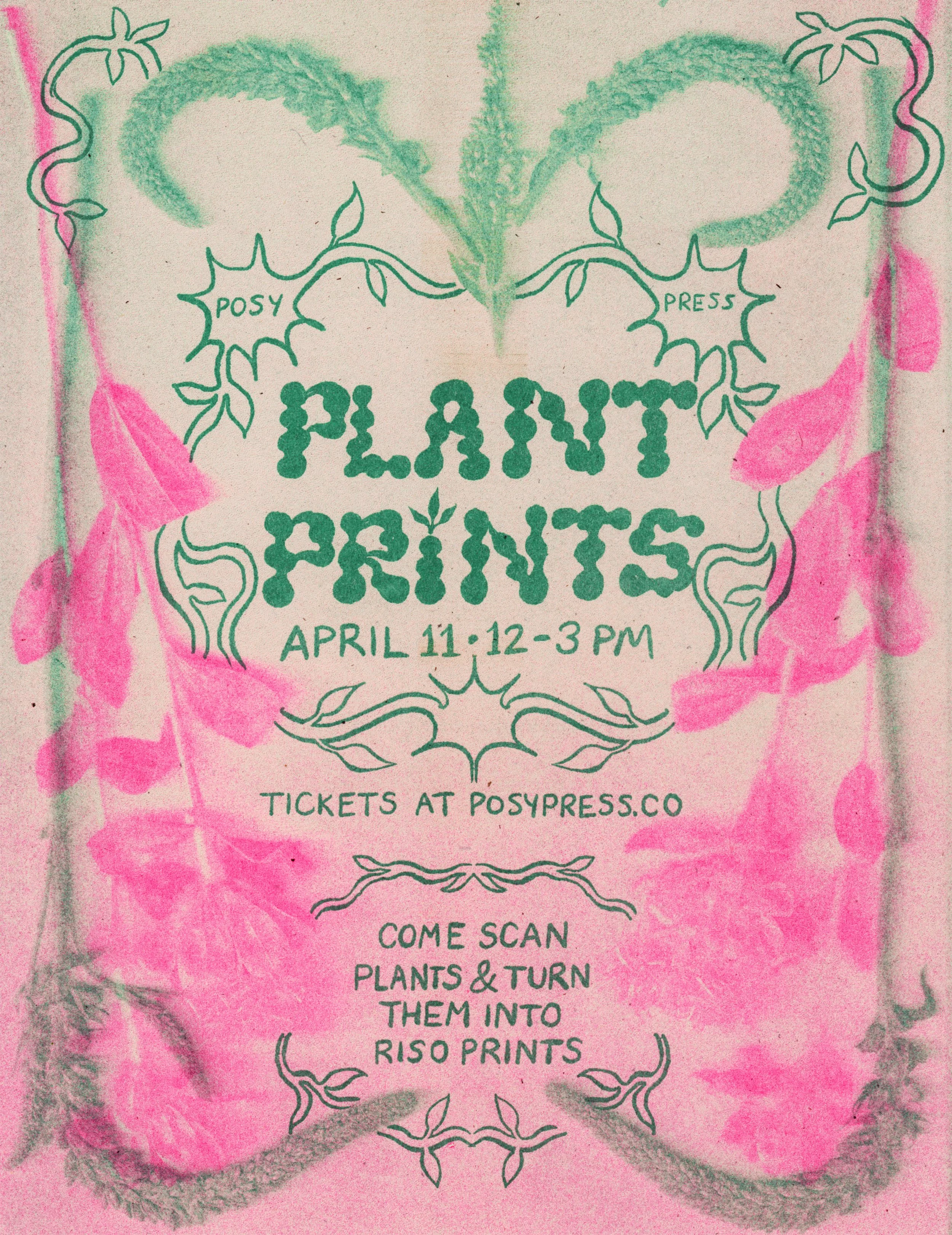 Plant Prints: Riso Workshop