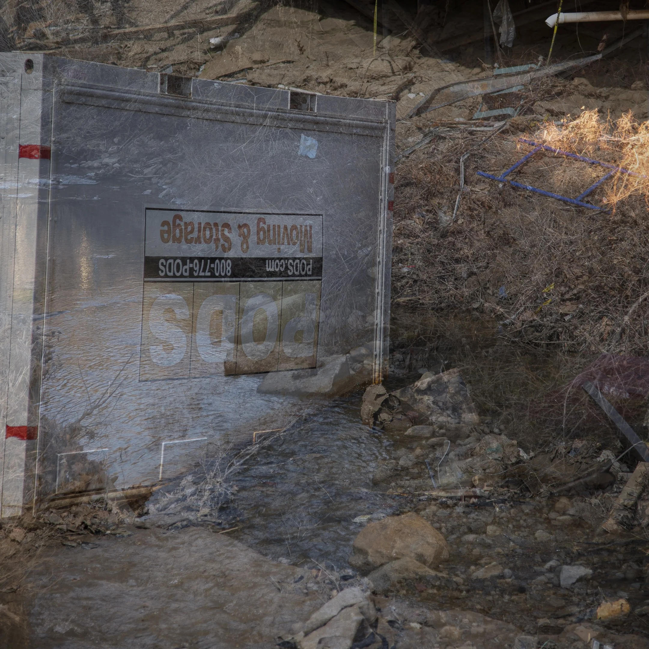 "Turbidity," 
Ink-Jet Print,
24" x 24", 
2026