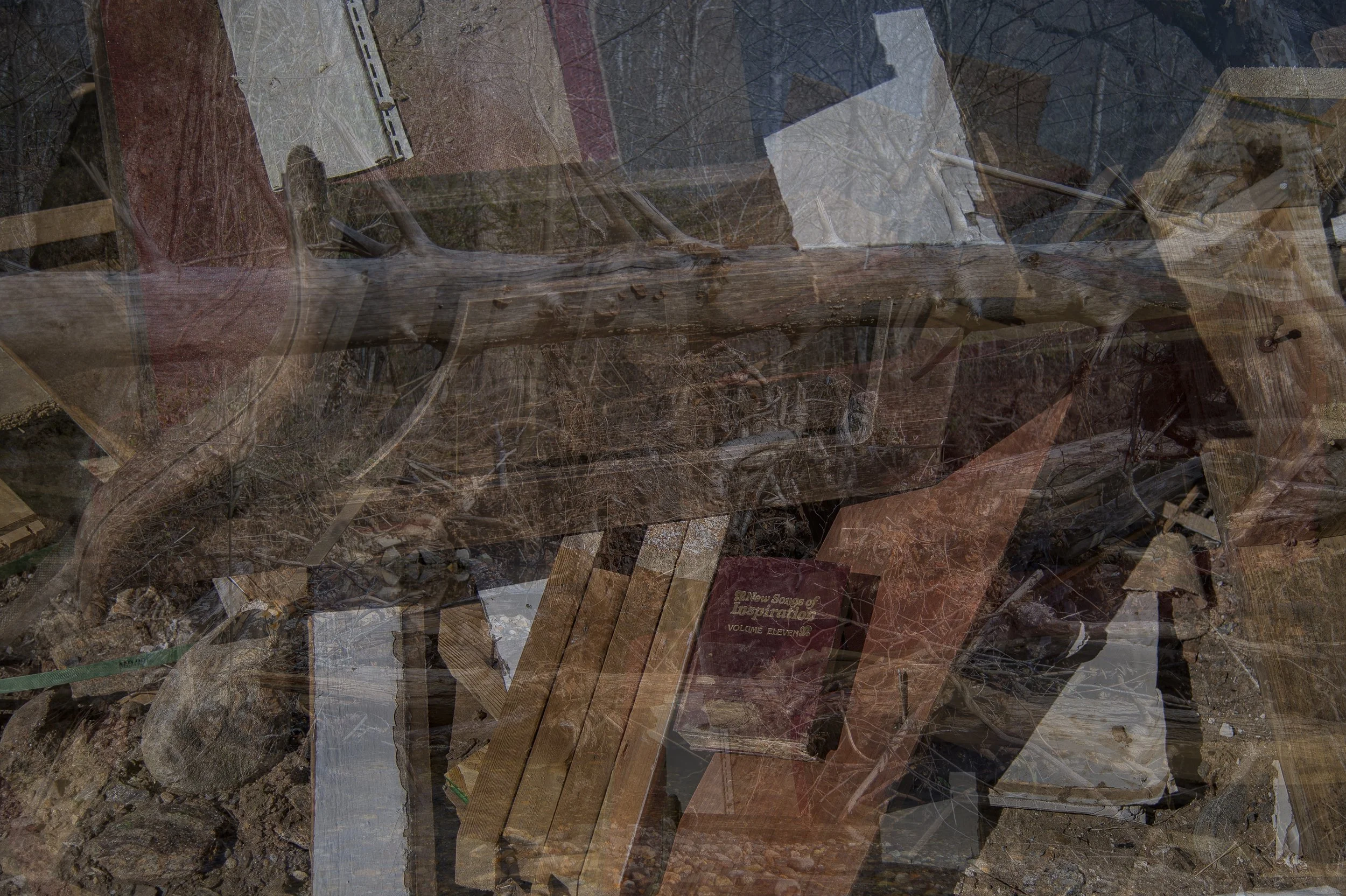 "Bible Belt," 
Ink-Jet Print, 
36" x 24", 
2026