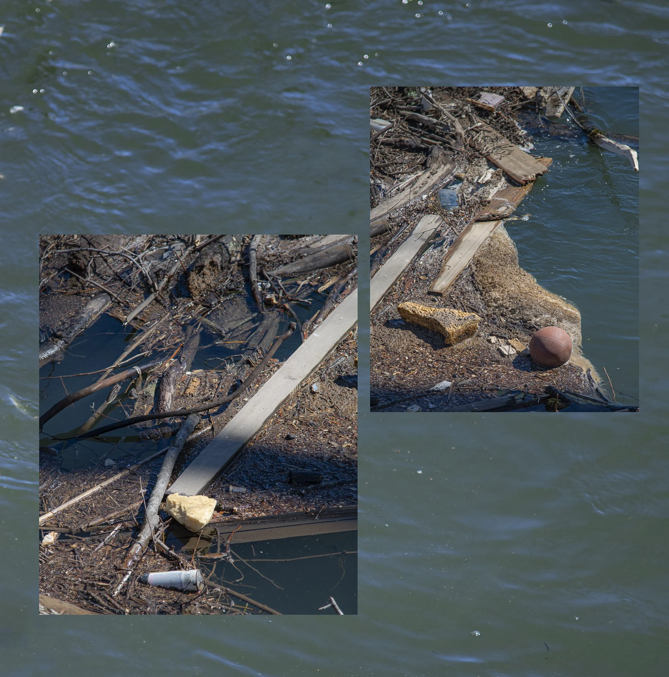 "Still the River Flows," 
Ink-Jet Print, 
24" x 24", 
2026