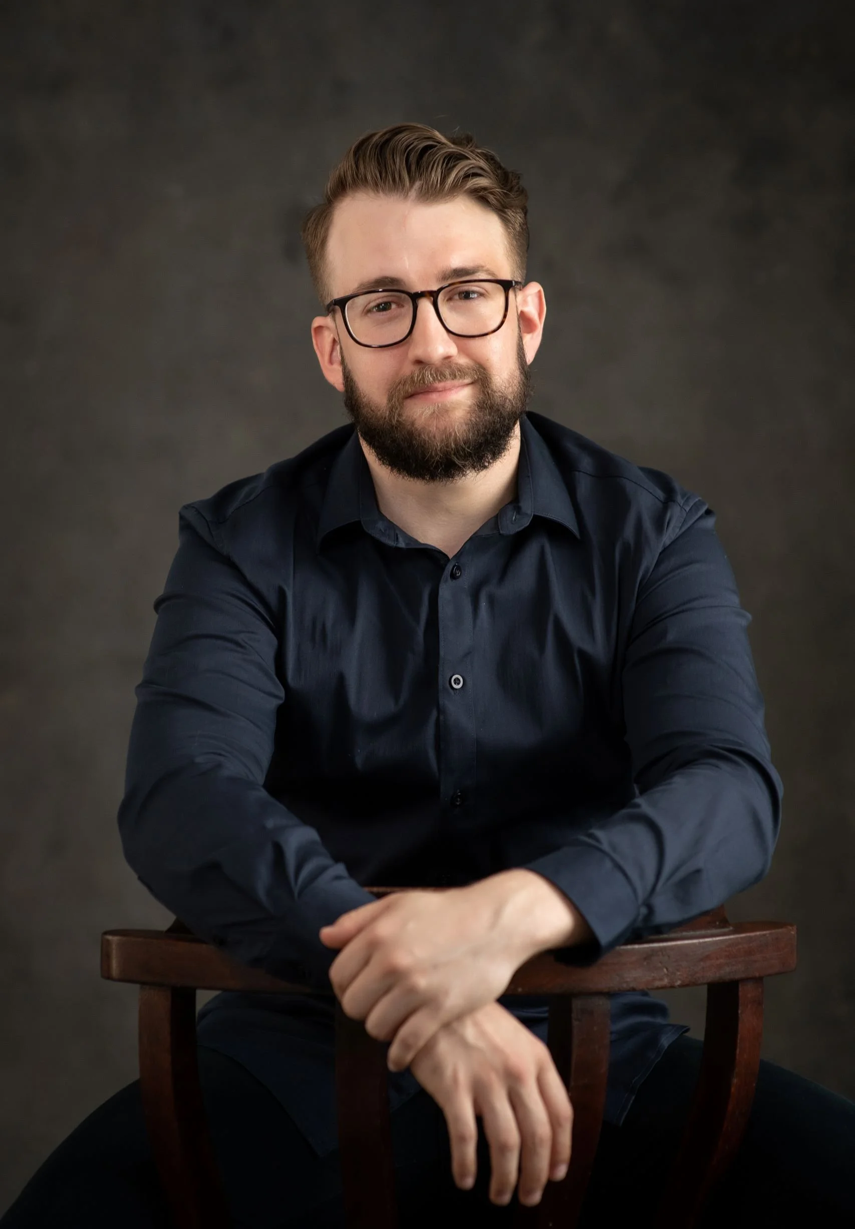 Portrait of fantasy author Benjamin J. Ryan.