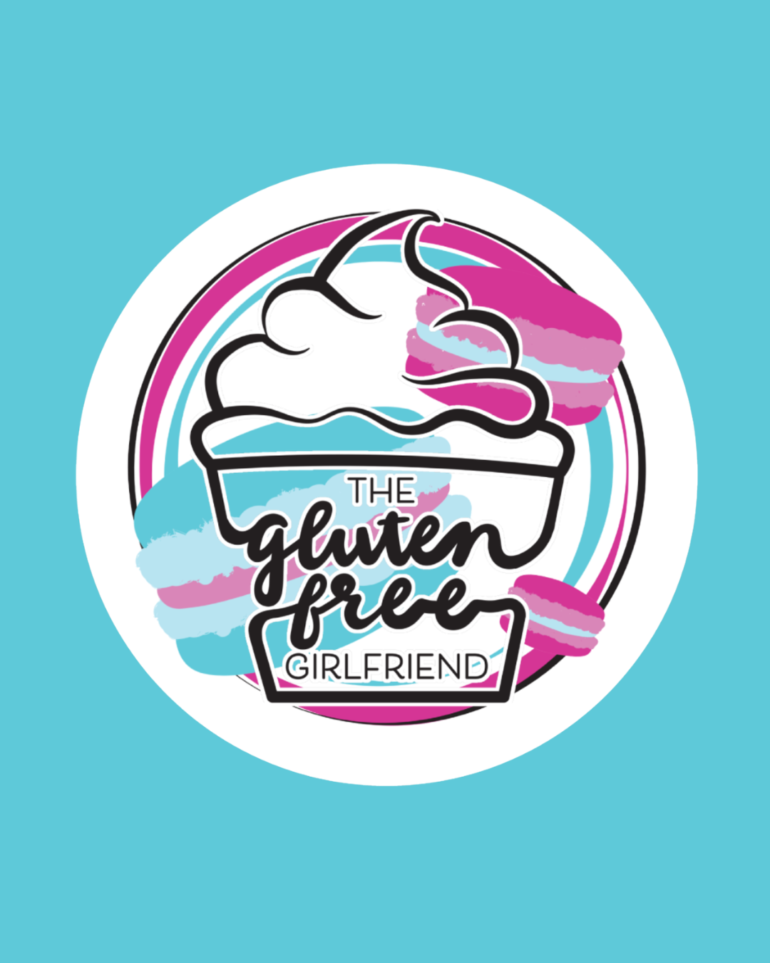 GFGF Circle Logo Vinyl Sticker
