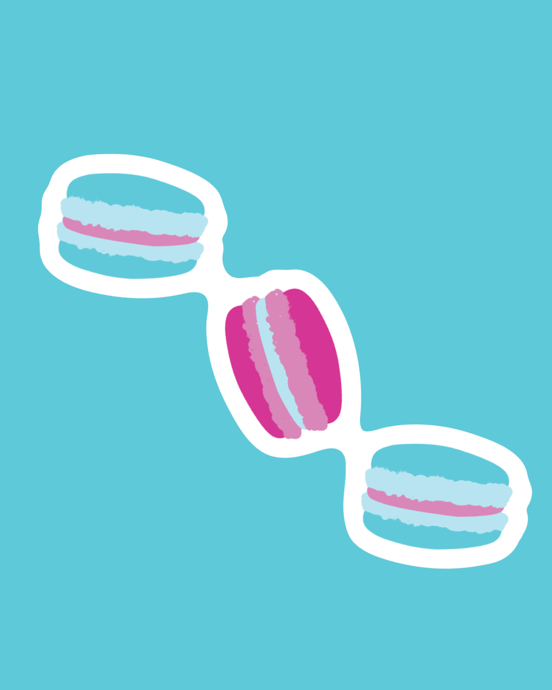 Macarons Sticker