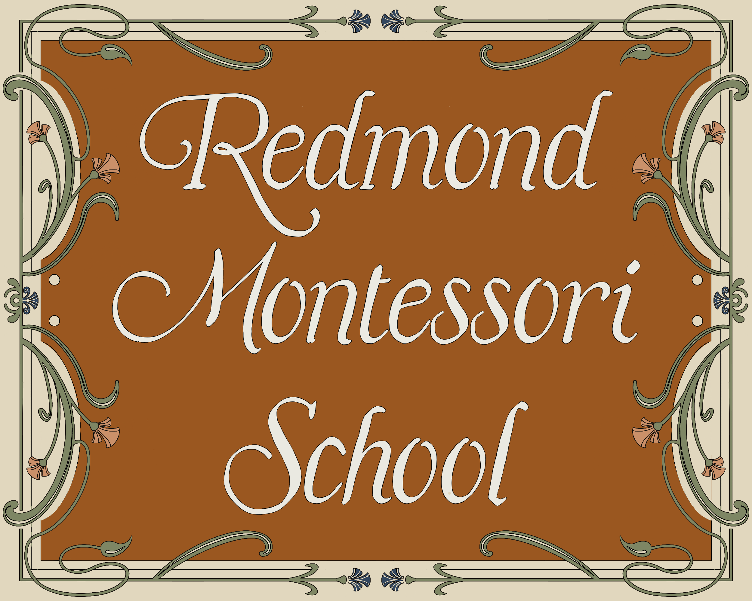 Redmond Montessori School Design Template 1: Orange