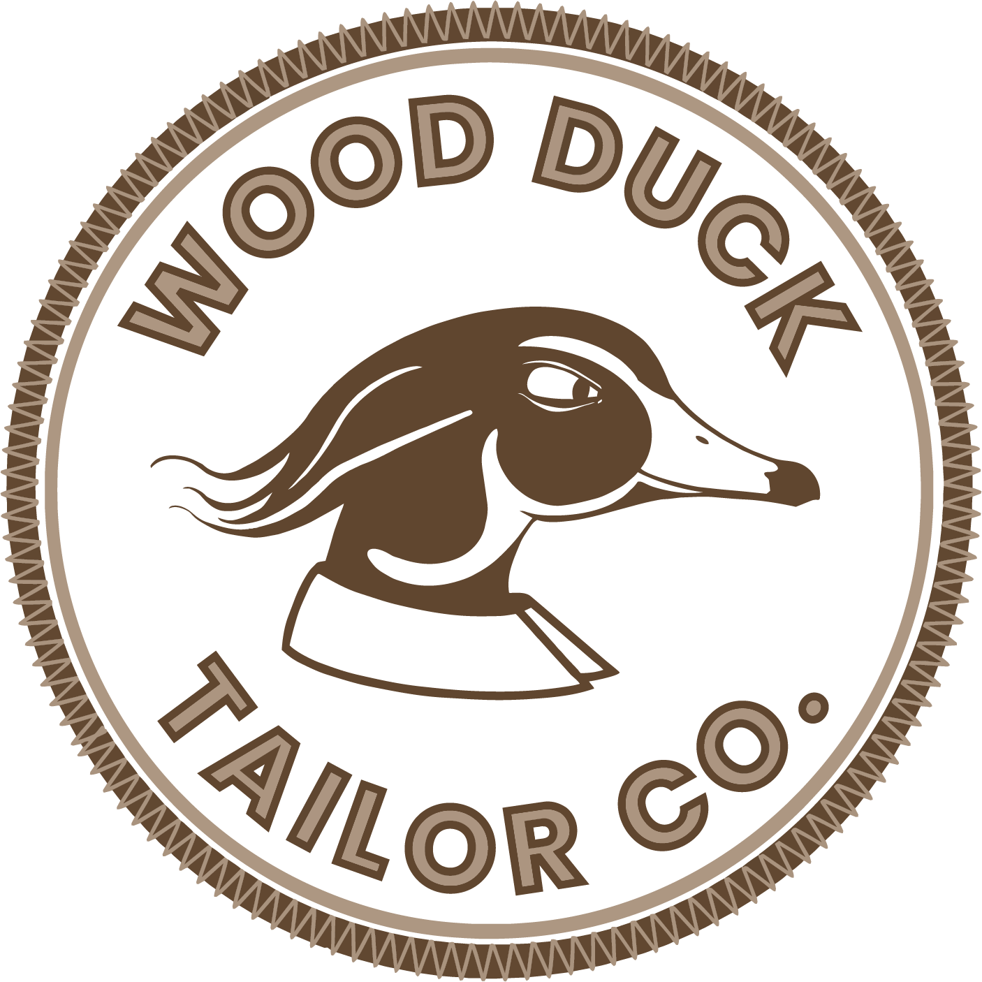 Wood Duck Logo as a sewn patch