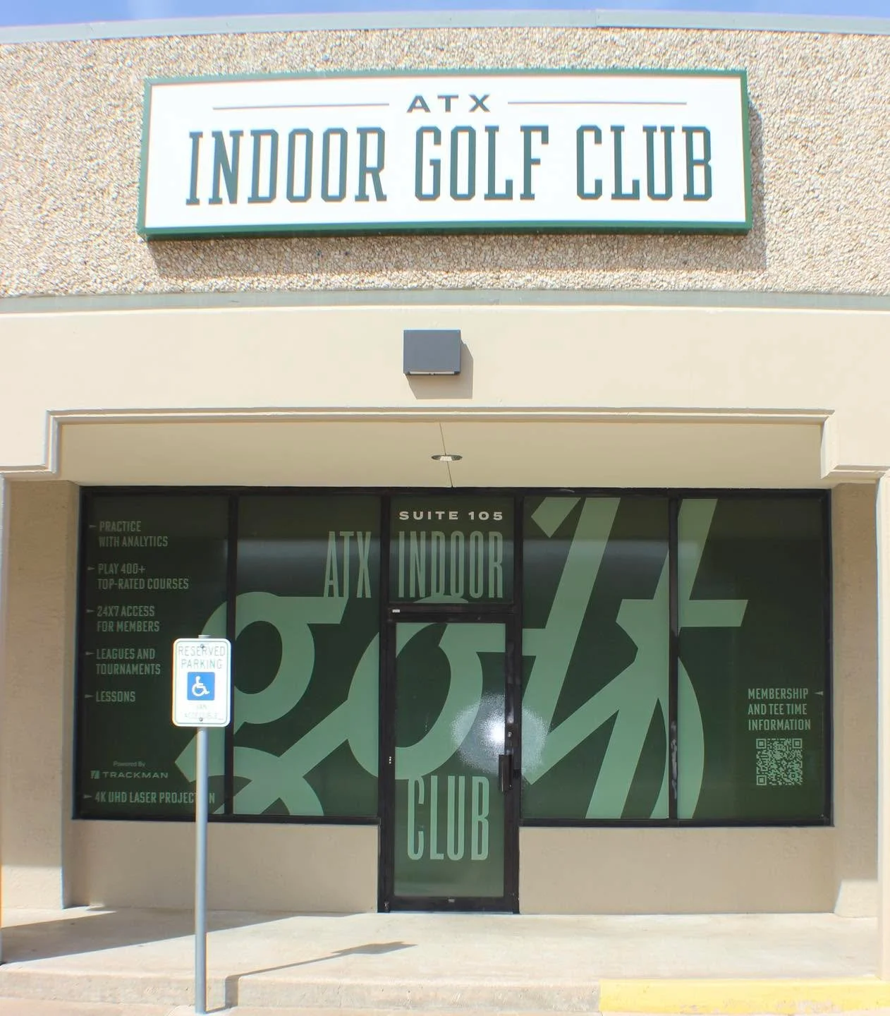 The painters added a fresh coat to our facade yesterday&hellip;ATX IGC, shiny on the outside, cozy on the inside. Book a bay and check us out.

#trackman #atxgolf #indoorgolf #atxigc #austinlocalbusiness #austinsmallbusiness