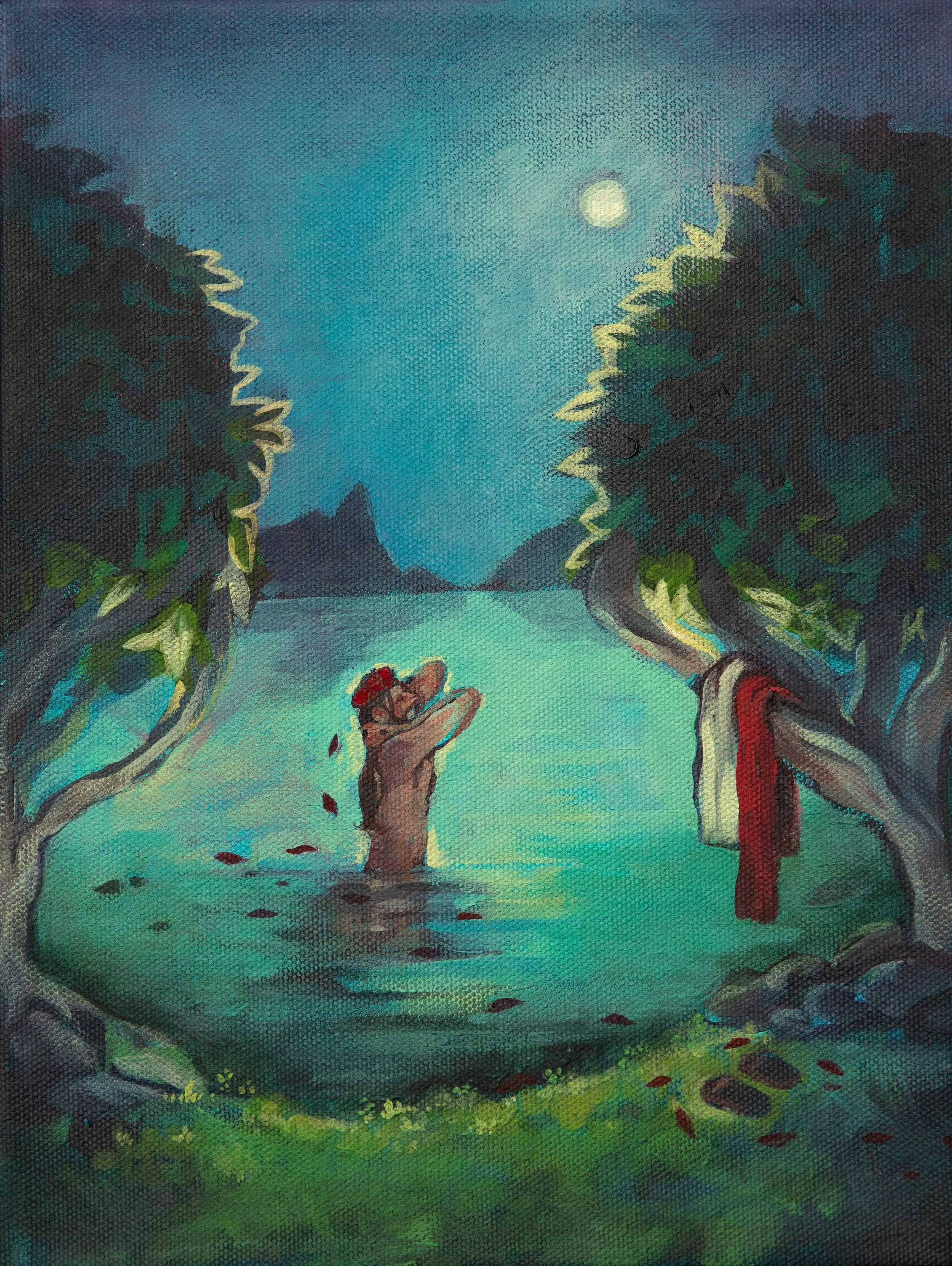 "Jesus Christ Bathing"
Acrylic Paint on Canvas
Dimensions
2025