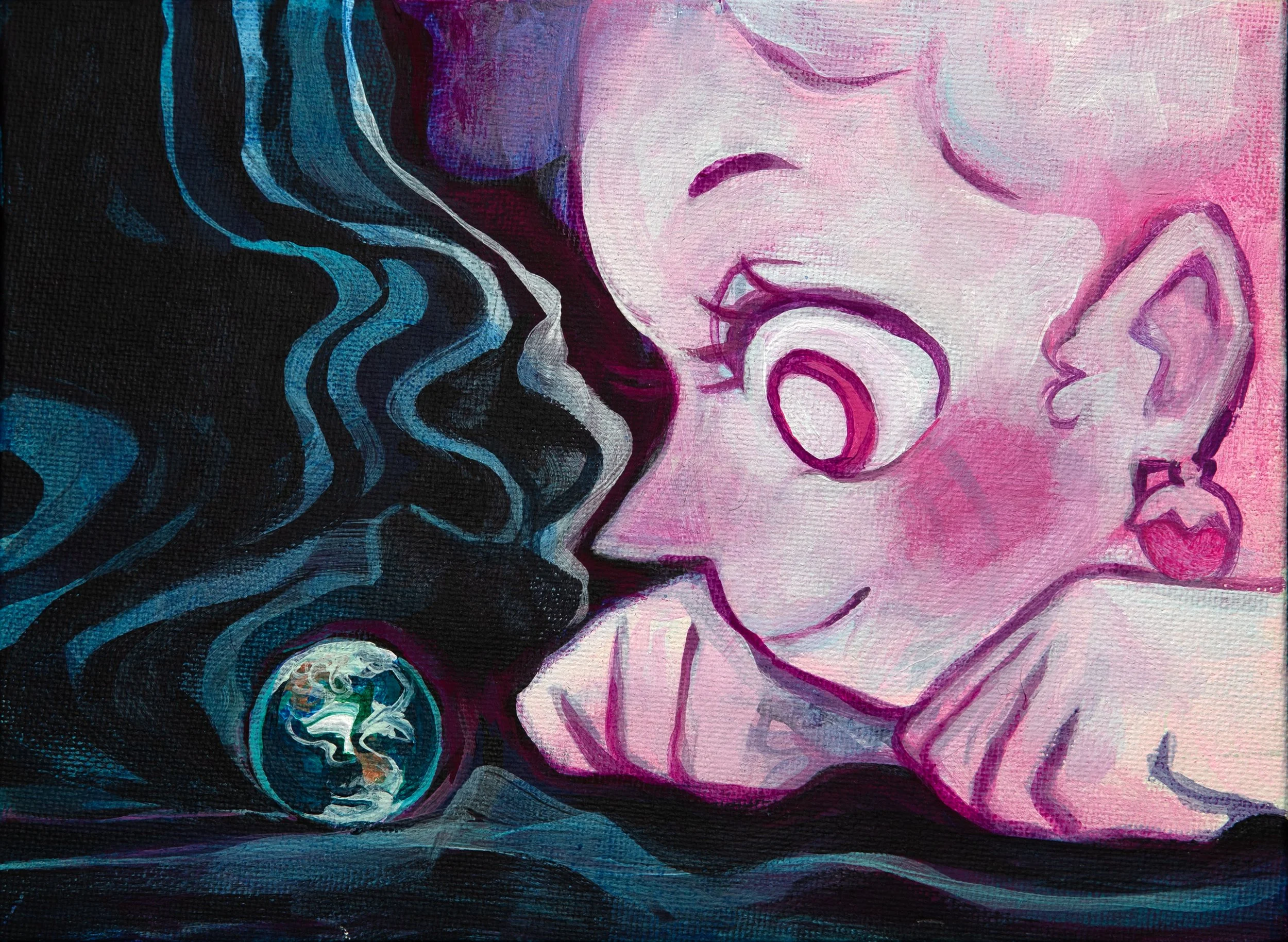 "Hello Little One"
Acrylic Paint on Canvas
Dimensions
2025