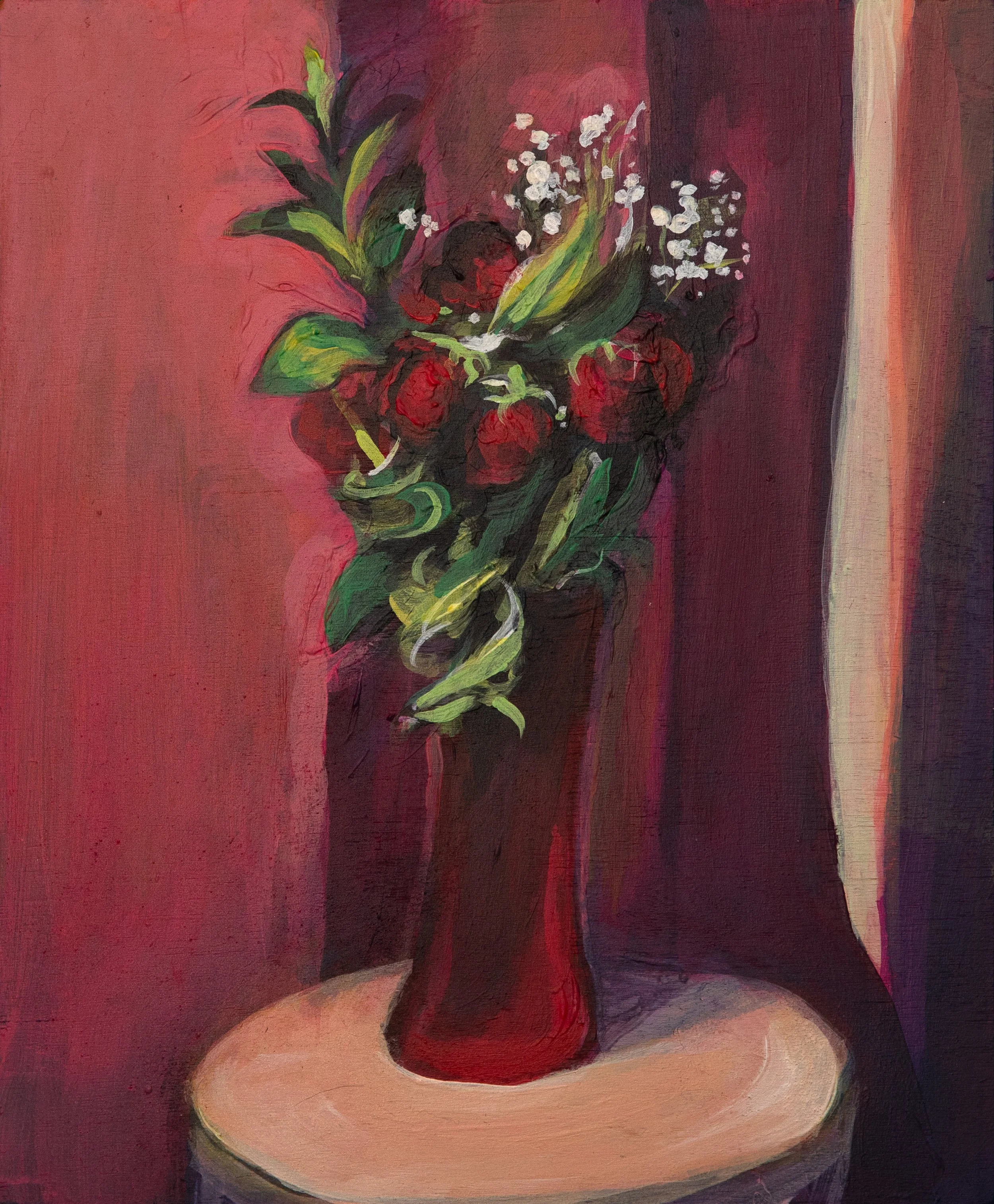 "Valentines Day Roses"
Acrylic Paint on Wood Panel
Dimensions
2025