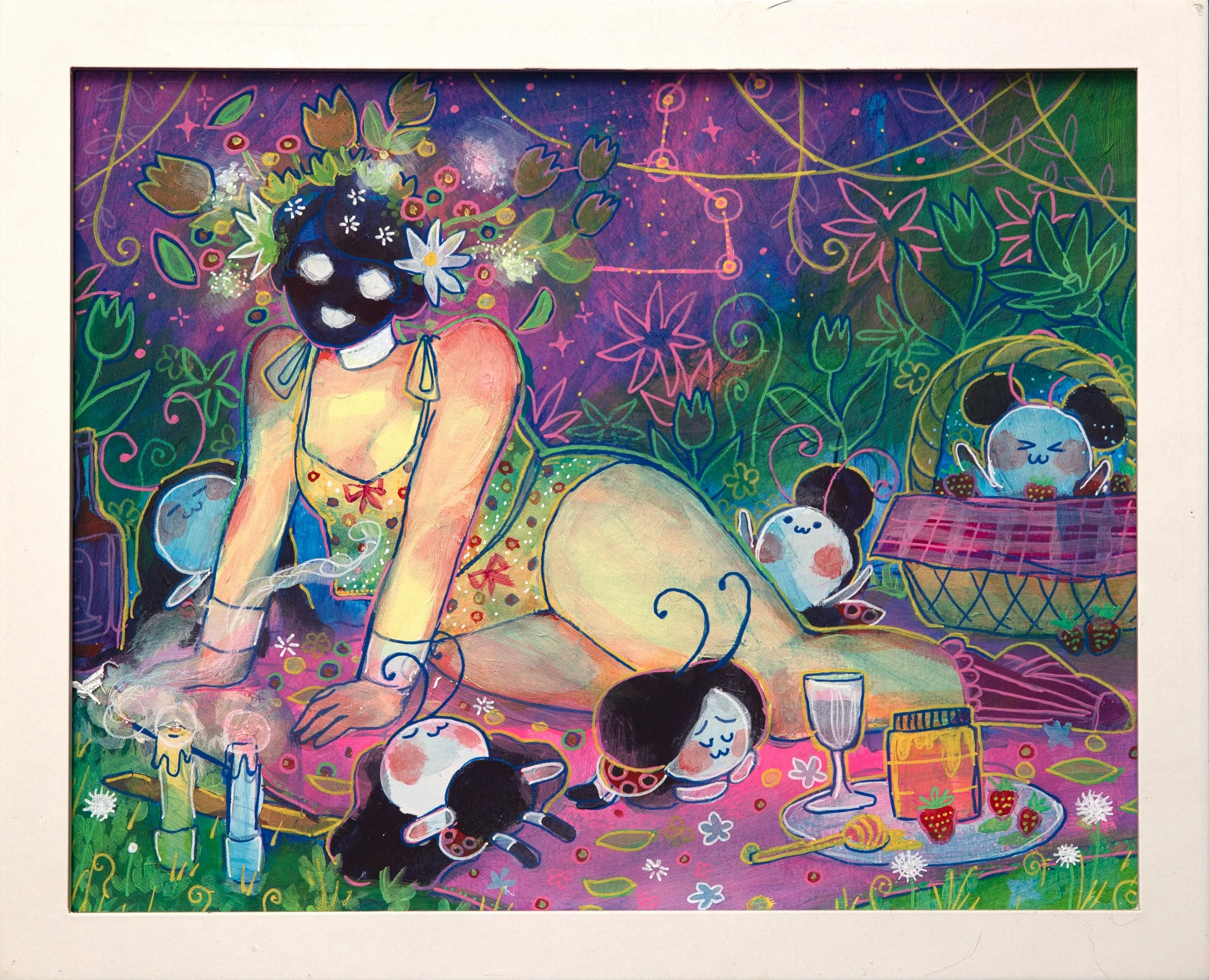 "Nil Celebrating Ostara"
Acrylic Paint on Paper
Dimensions
2024