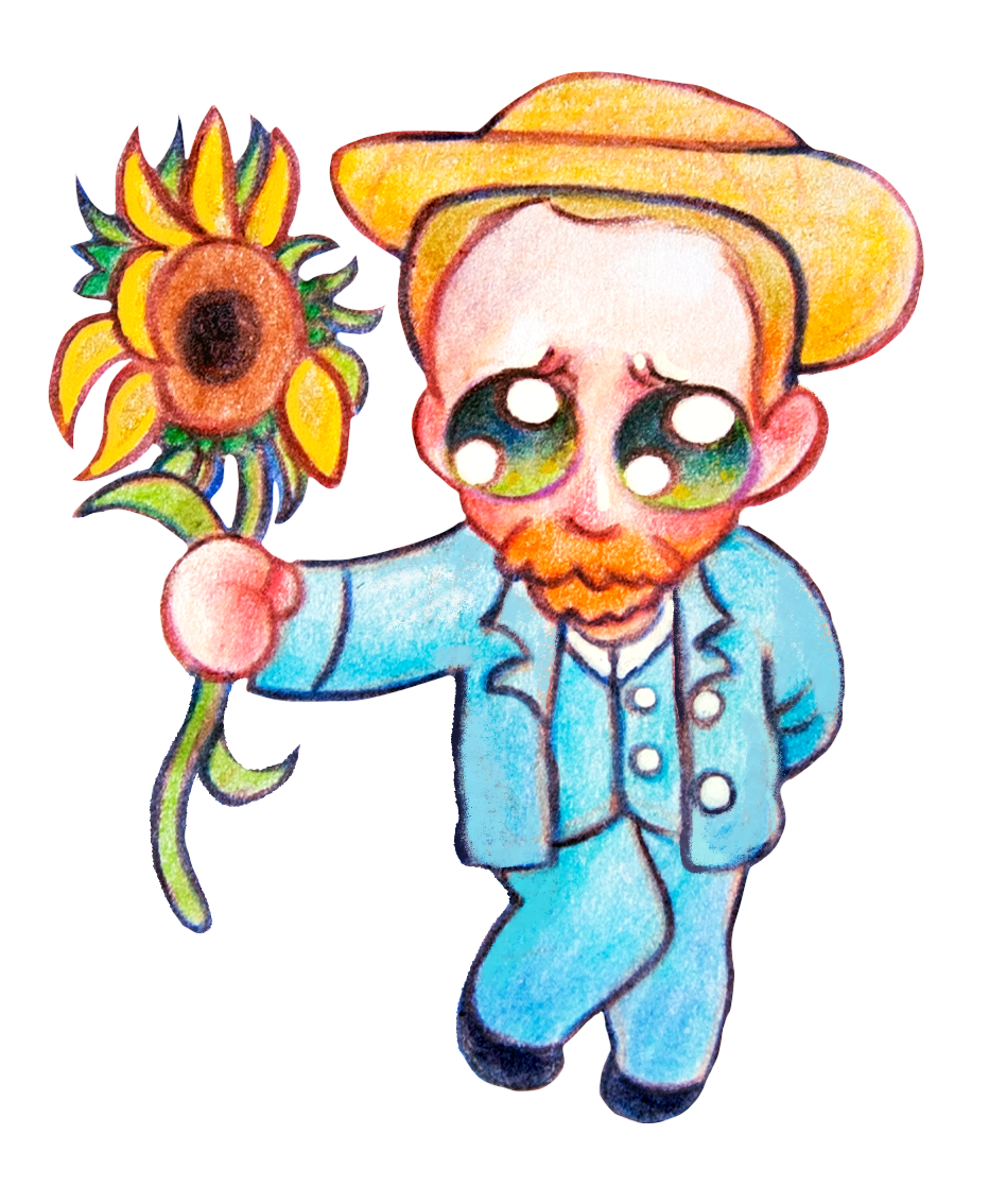 VincentSunflowerKeychain_6pcs_#1464.png
