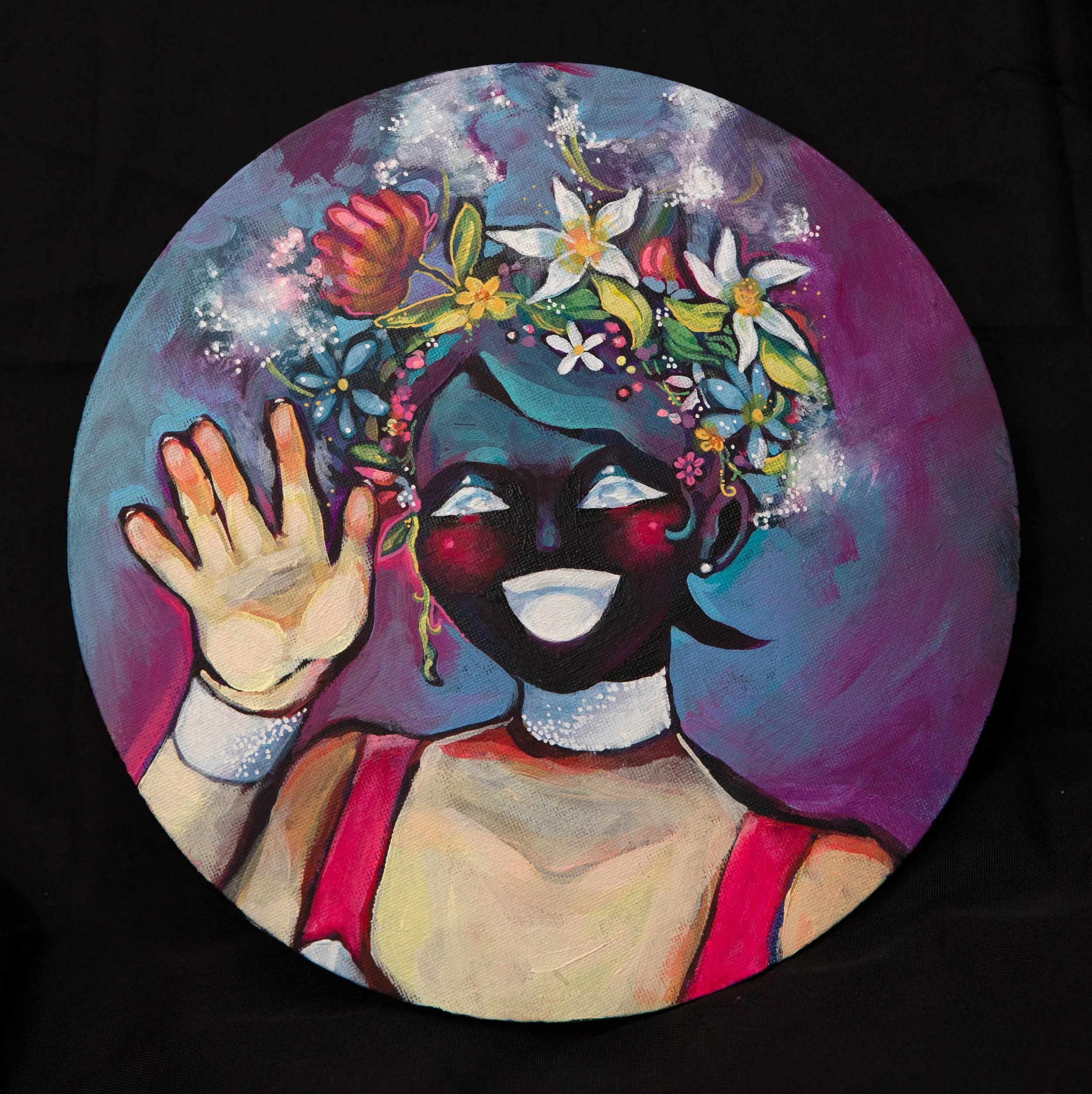 "Nil Says Hi!"
Acrylic Paint on Canvas
Dimensions
2025