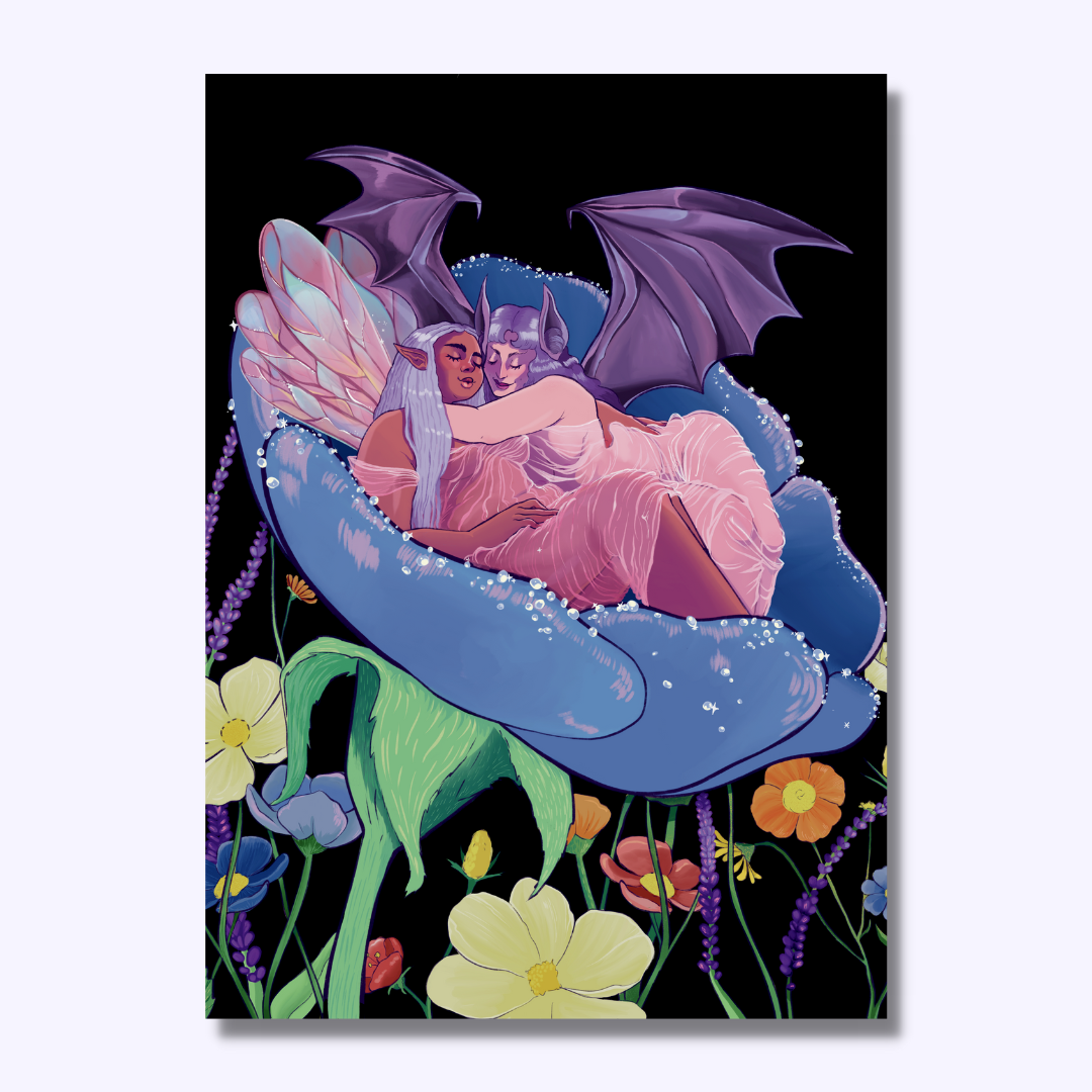 Sapphic Fairies Print