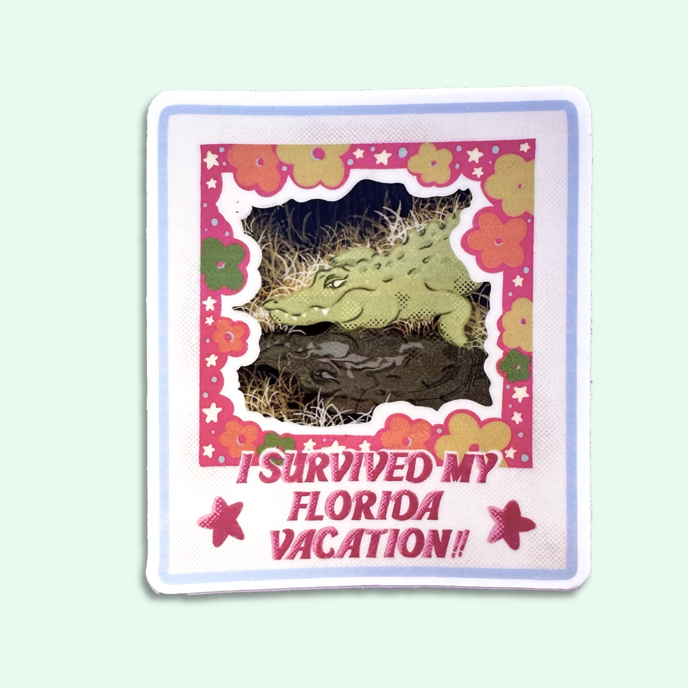 Barbiecore Florida Vacation Sticker