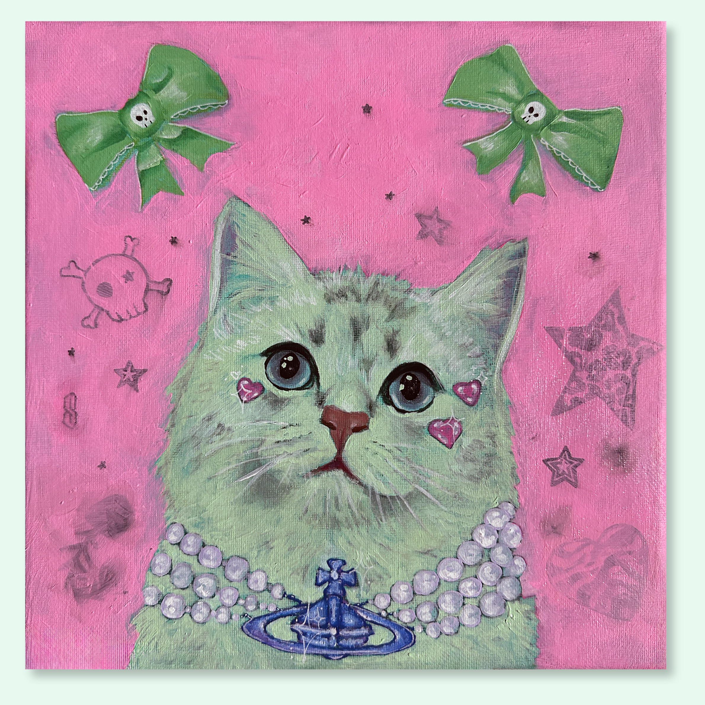 Pink Vivienne Westwood Cat Print