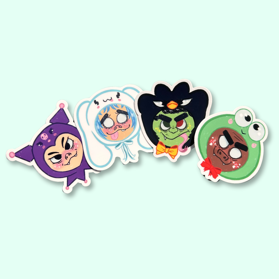 Kawaii Gorillaz Sticker