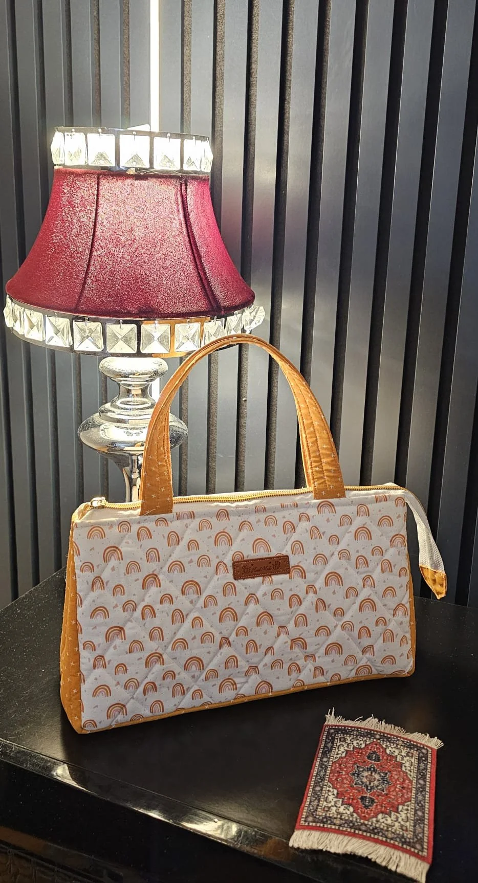 Vintage Quilted Rectangle Bag