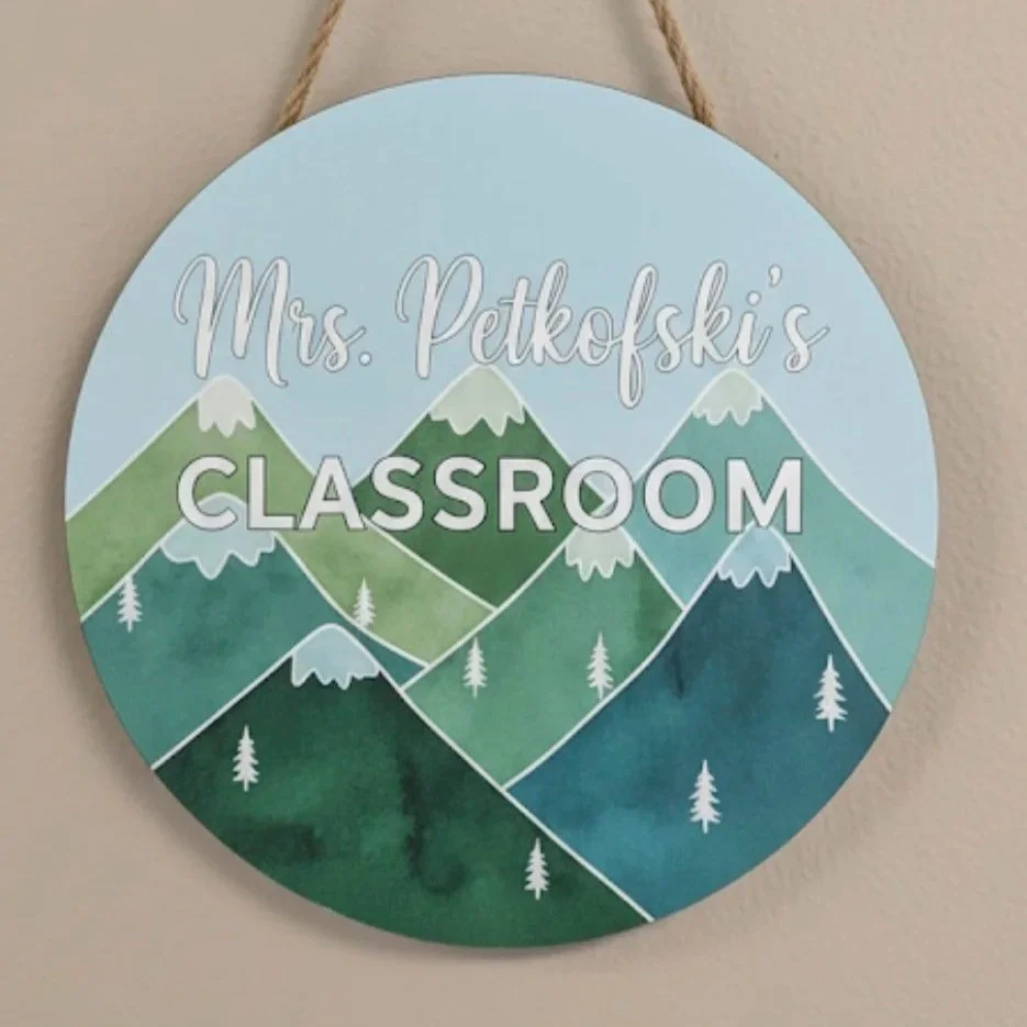 Teacher Door Sign Classroom