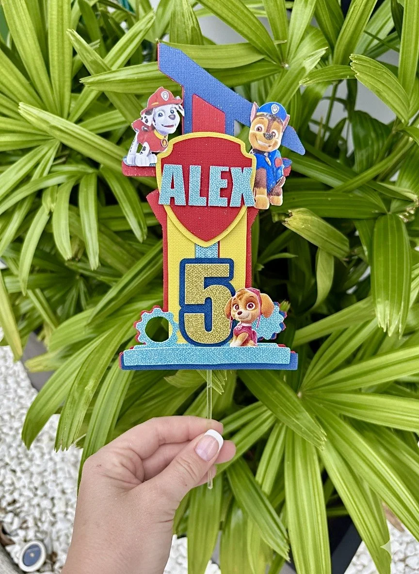 Paw Patrol Cake Topper | Personalised Cake Toppers