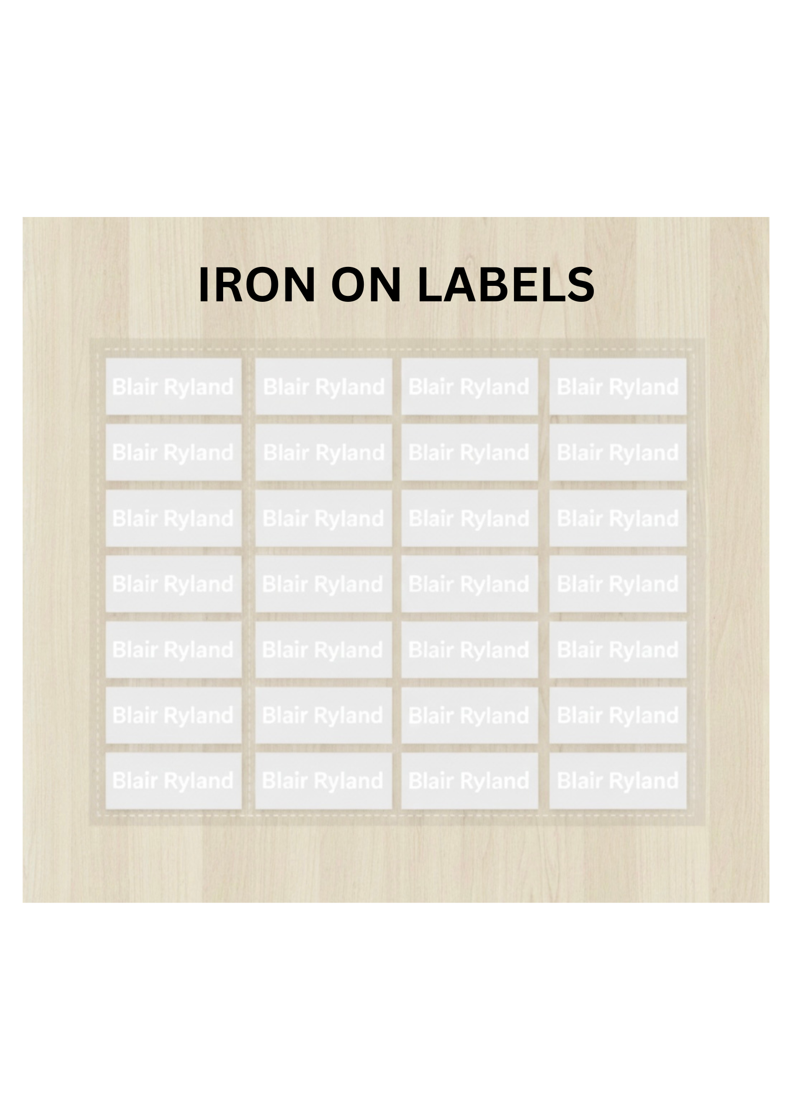 school labels, back to school labels, personalised name labels, iron on name labels, student uniform labels, iron on names, personalised name stickers, prep 2026, early learning, starting school