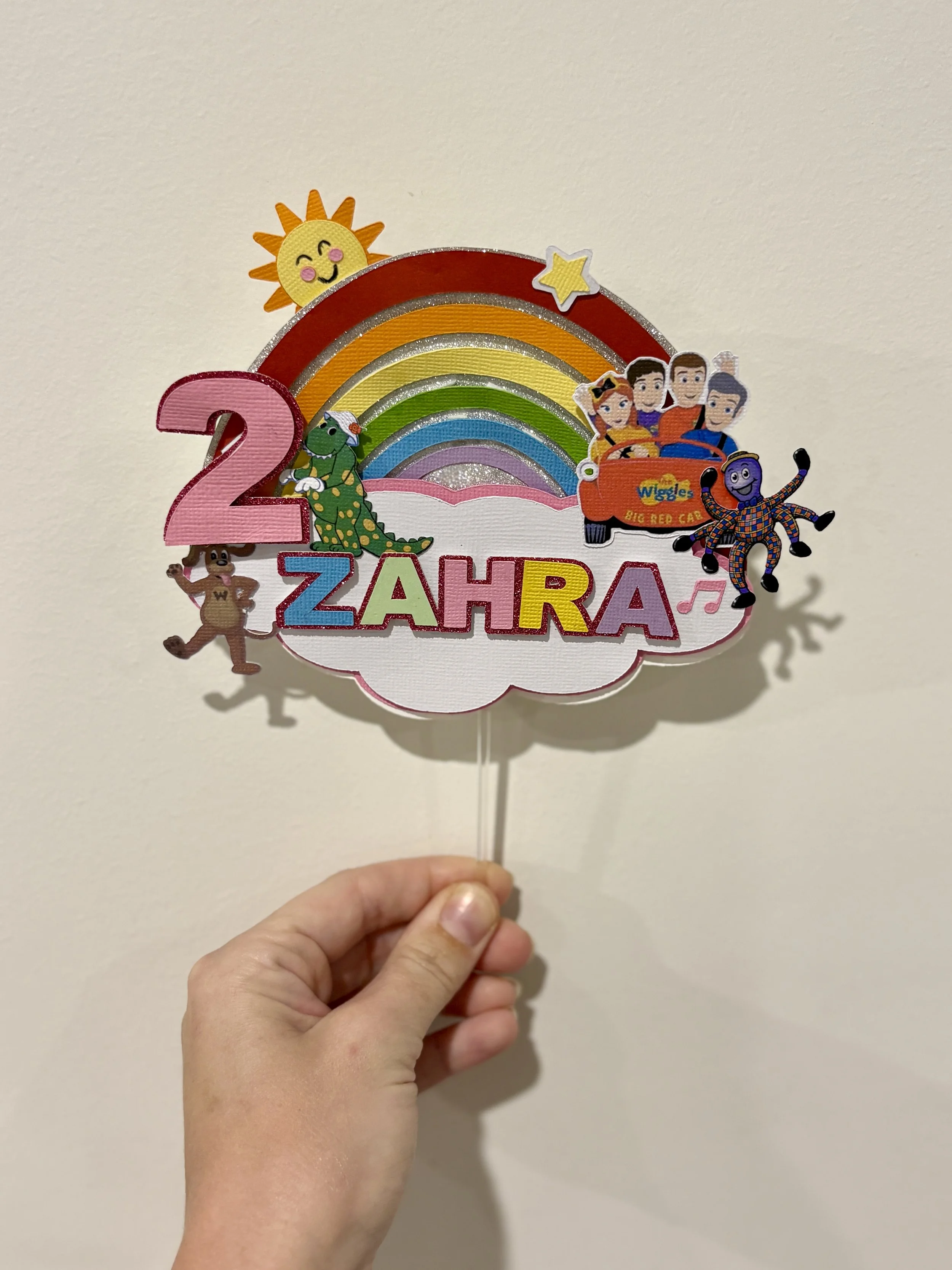 Wiggles Birthday | Wiggles Cake Topper | Personalised Cake Toppers