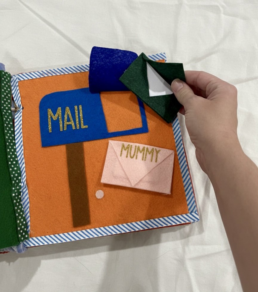 Educational Felt Book, Baby Sensory, Handmade, Personalised, Custom, Sensory Experiences, Fine Motor, Baby Gift, Toddler Gift, Unique Gift, Handmade